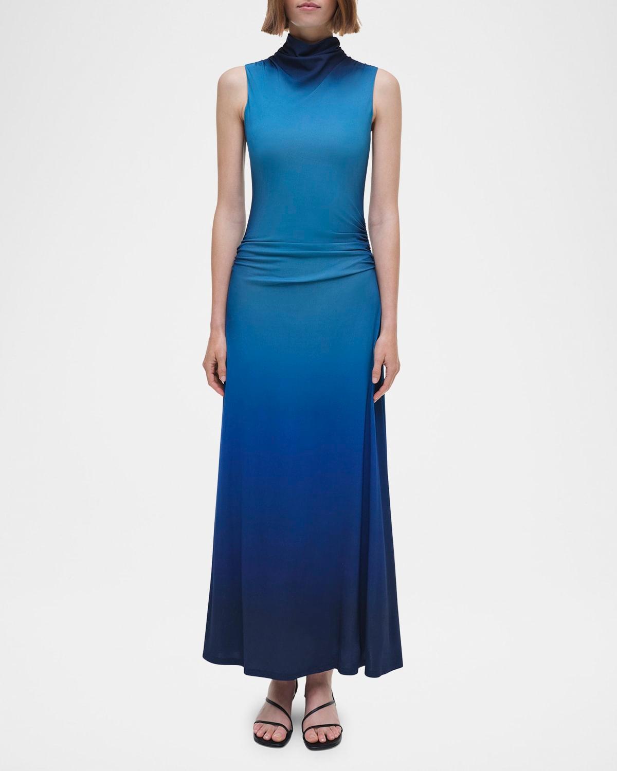 aldina sleeveless jersey midi dress