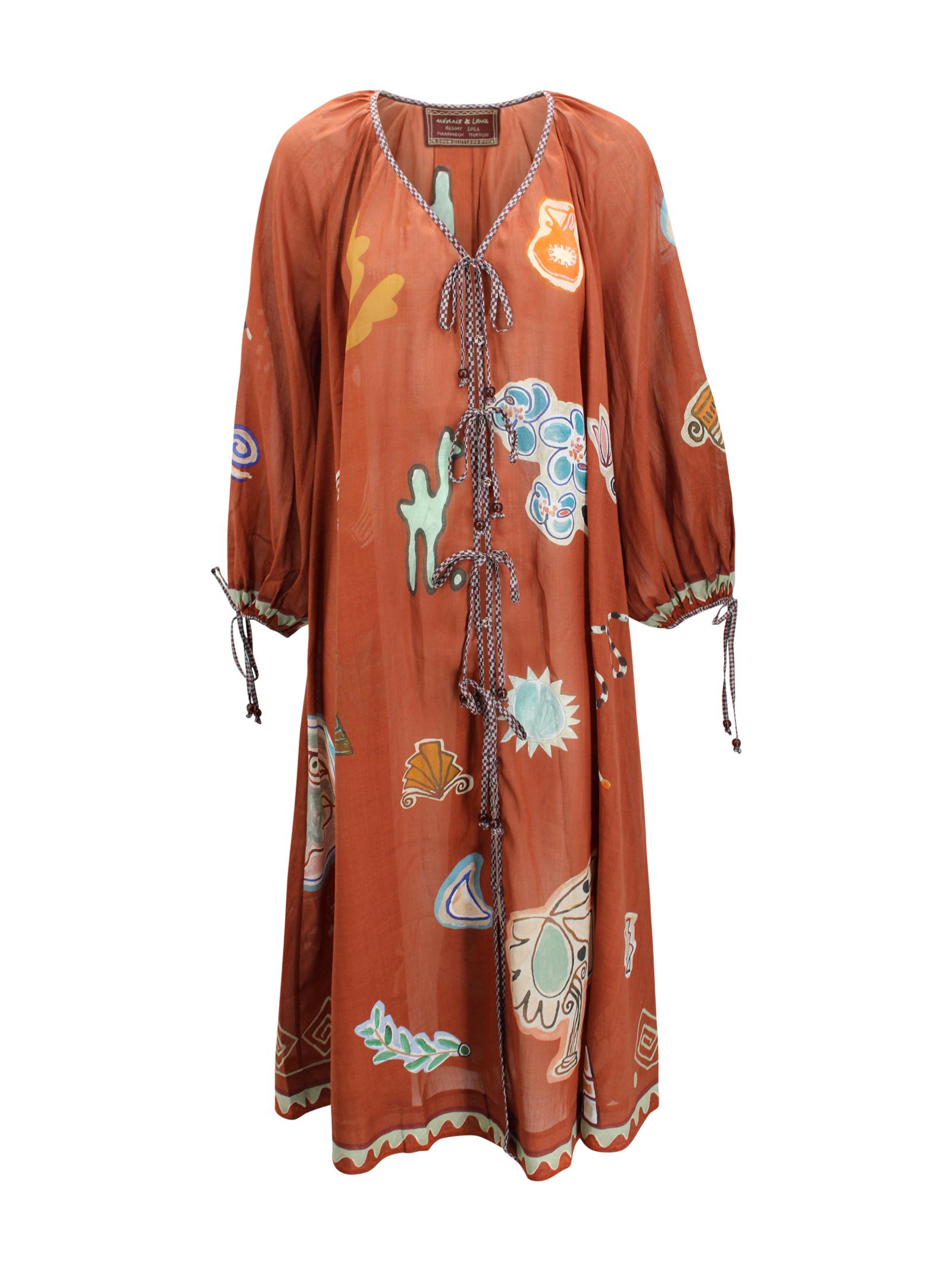 alemais dresses brown fabric - women