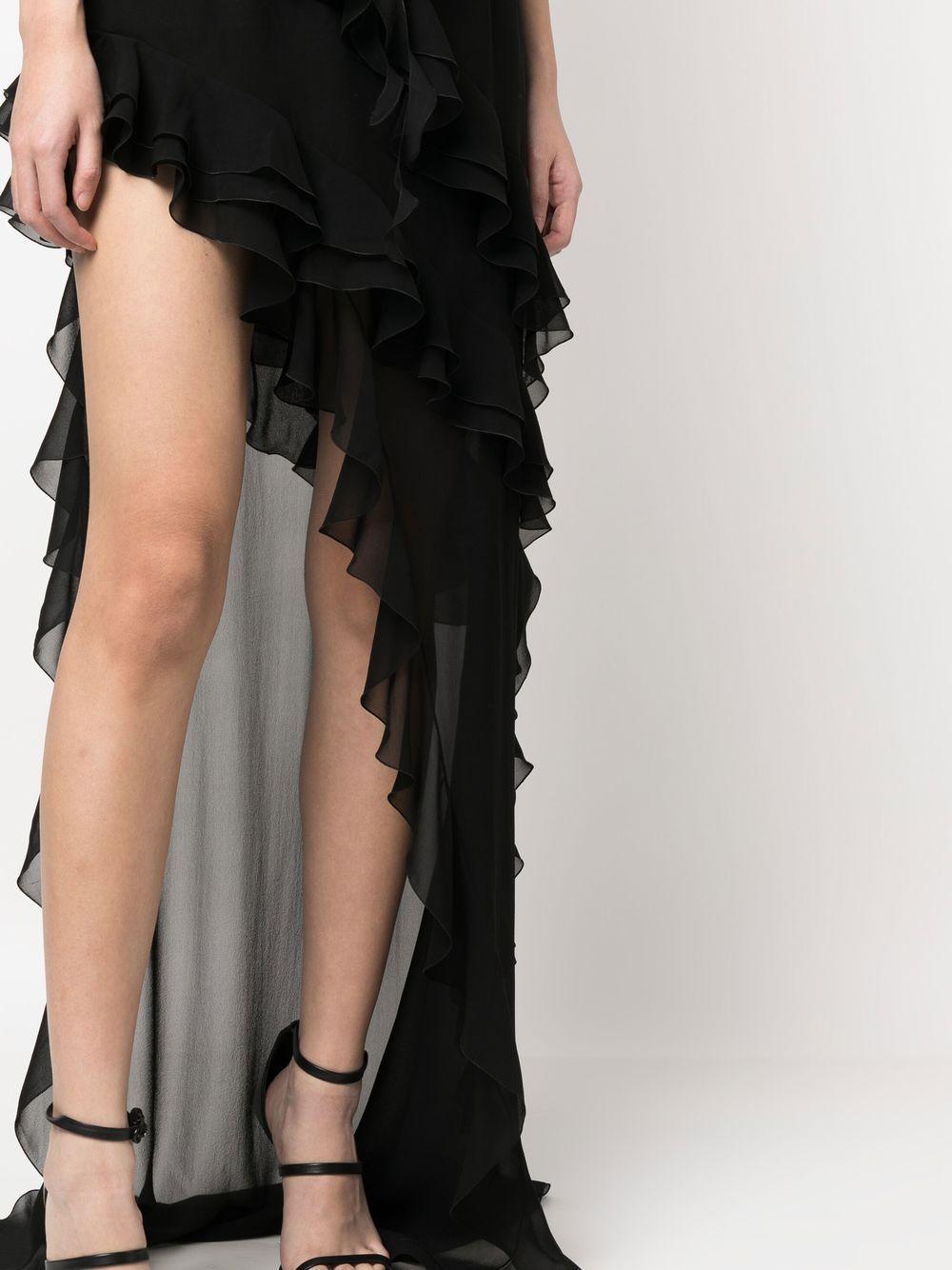 alessandra rich dresses black outer: silk lining - women