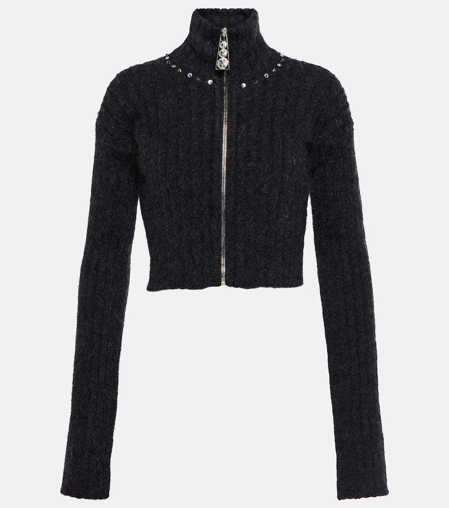 alessandra rich embellished wool