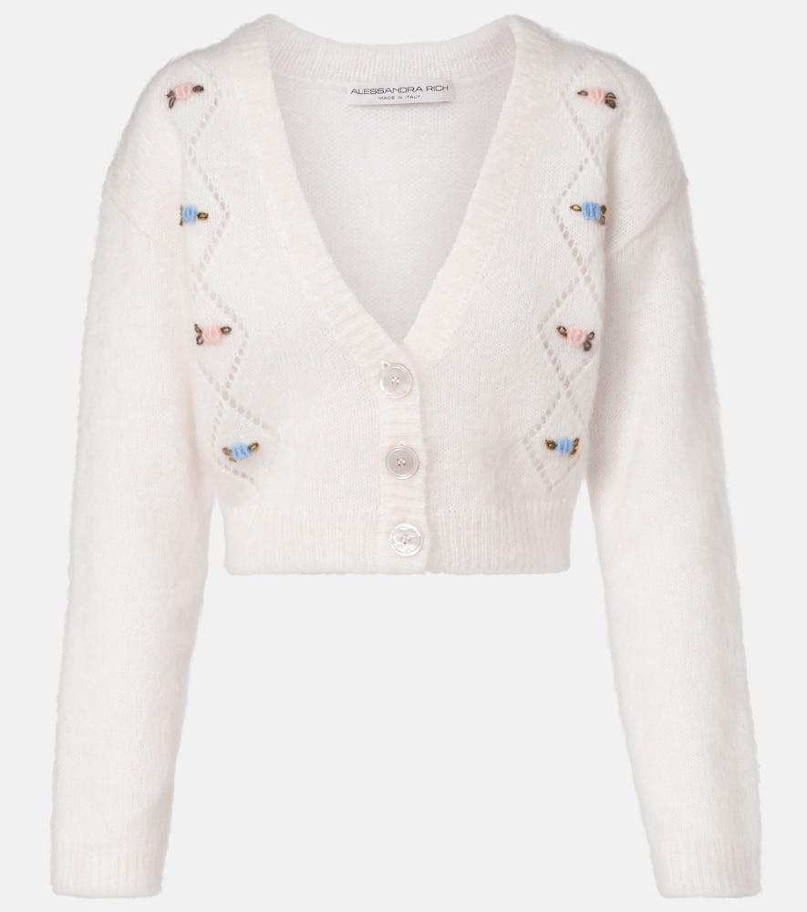 alessandra rich embroidered mohair