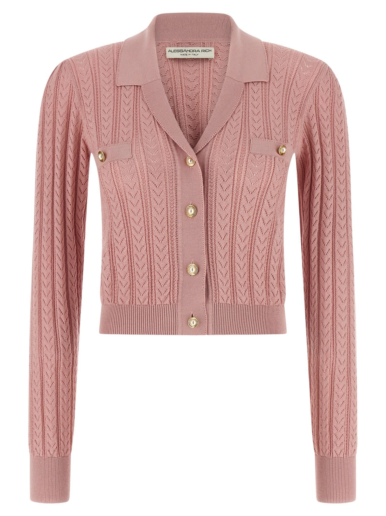 alessandra rich knit cardigan