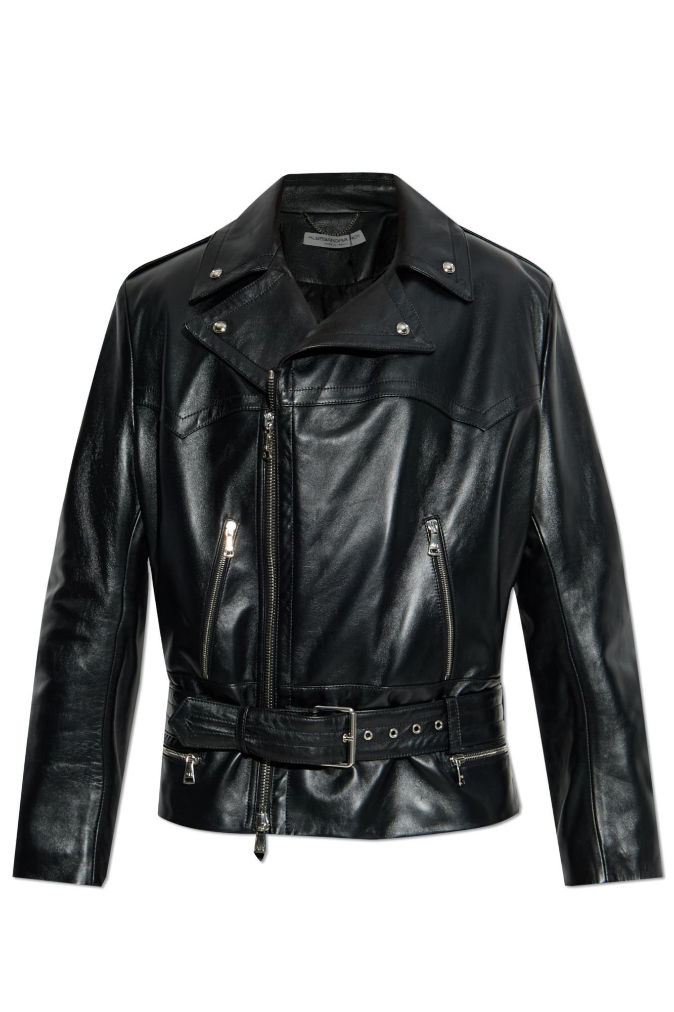 alessandra rich leather jacket