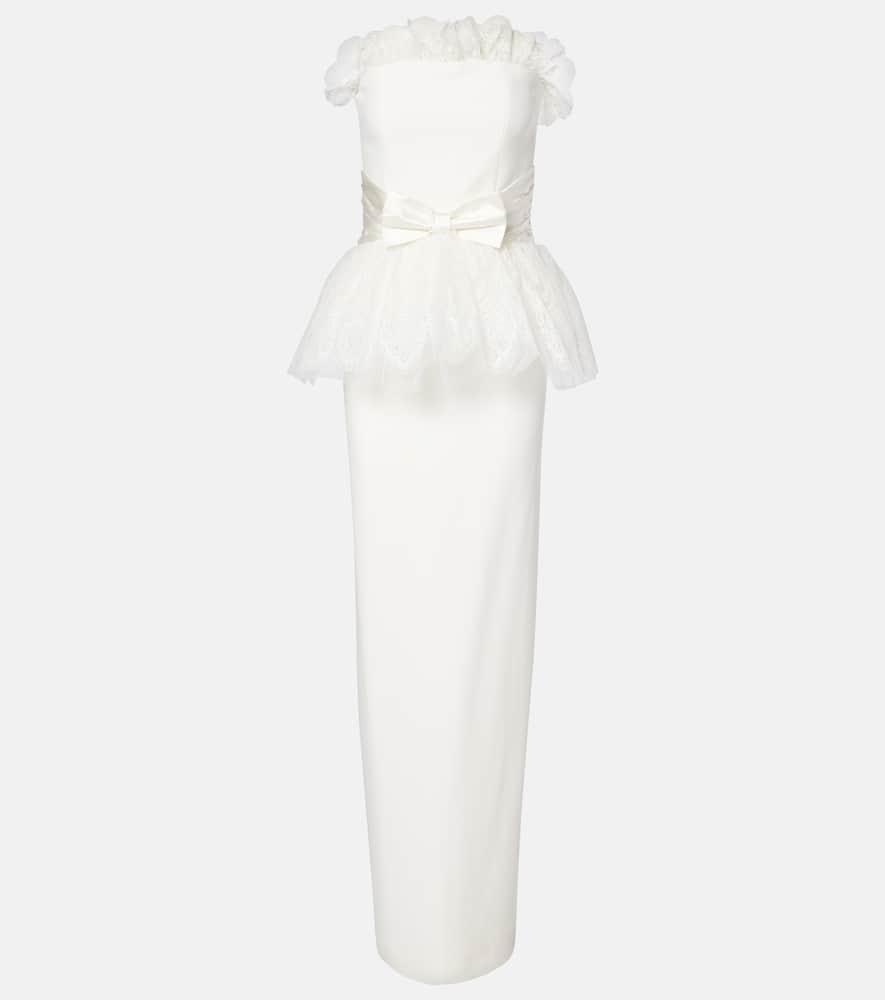 alessandra rich peplum lace