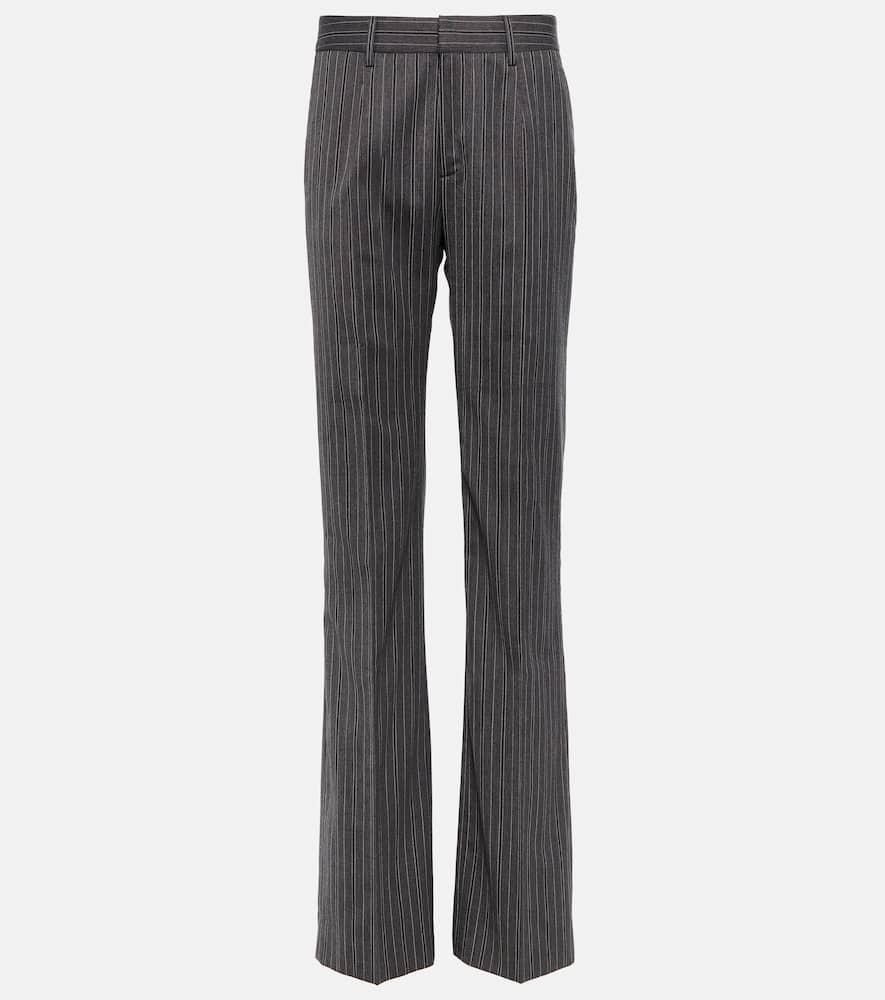 alessandra rich pinstriped high