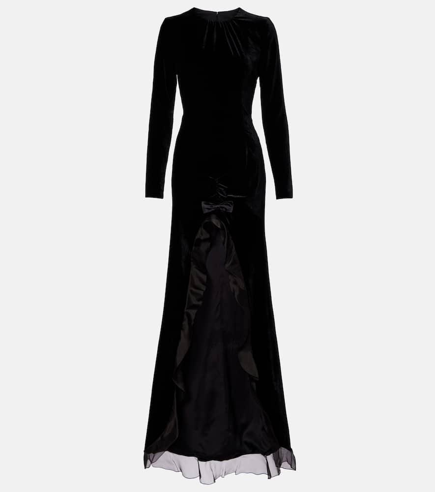 alessandra rich ruched silk