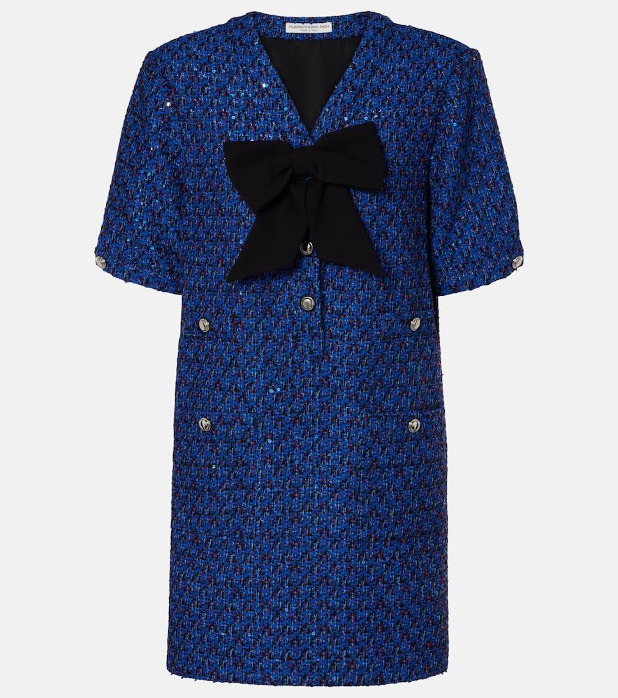 alessandra rich sequined tweed minidress