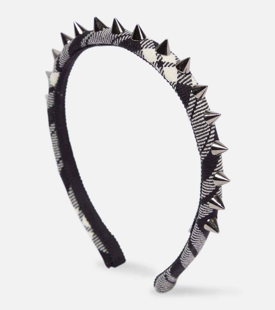 alessandra rich spike embellished headband