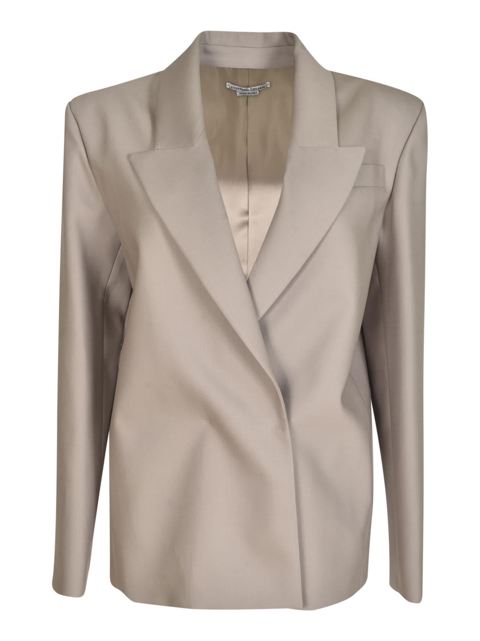 alessandro vigilante double-breasted plain dinner jacket