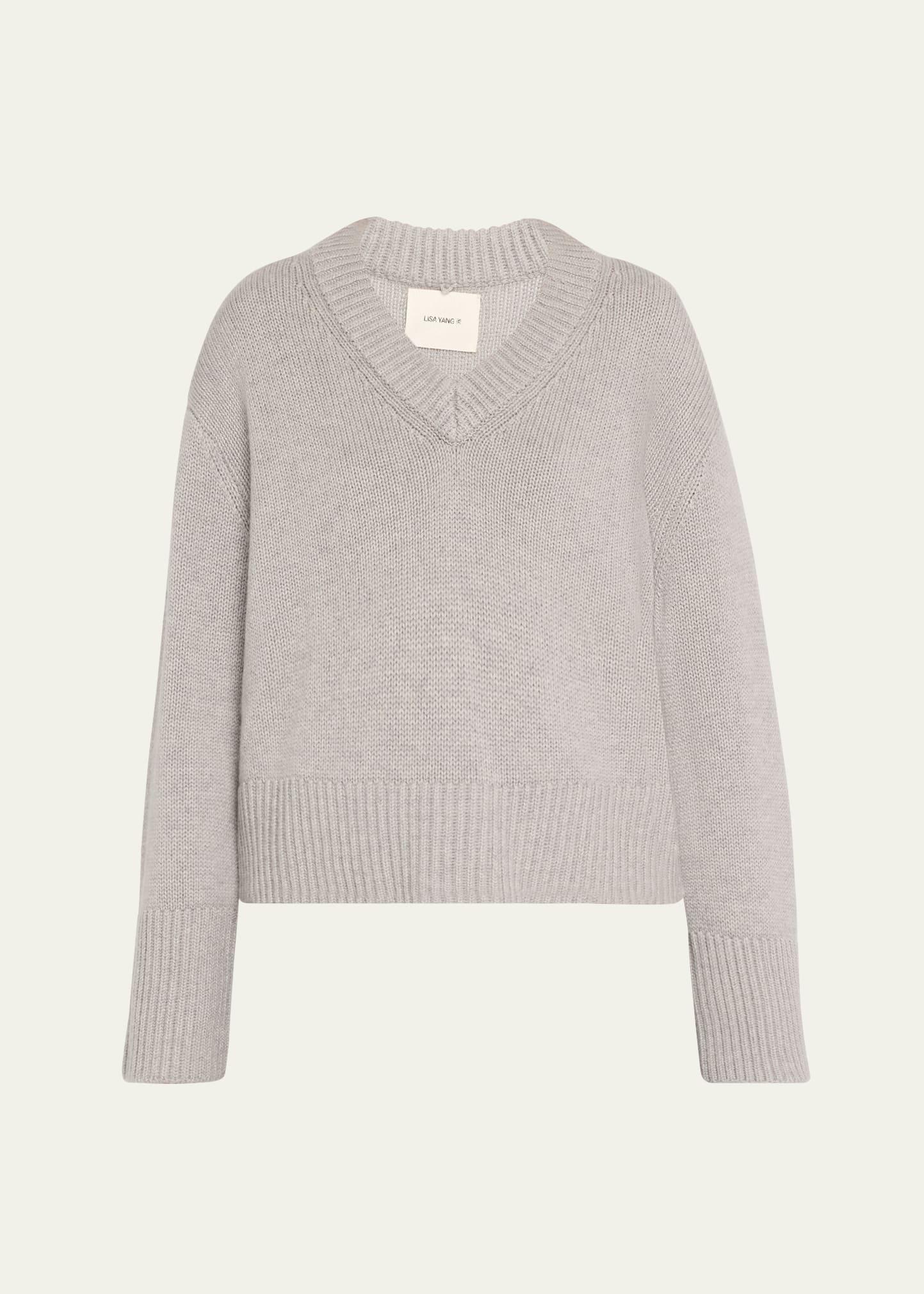 aletta v-neck cashmere knit sweater