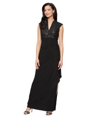 alex evenings womens empire waist dress