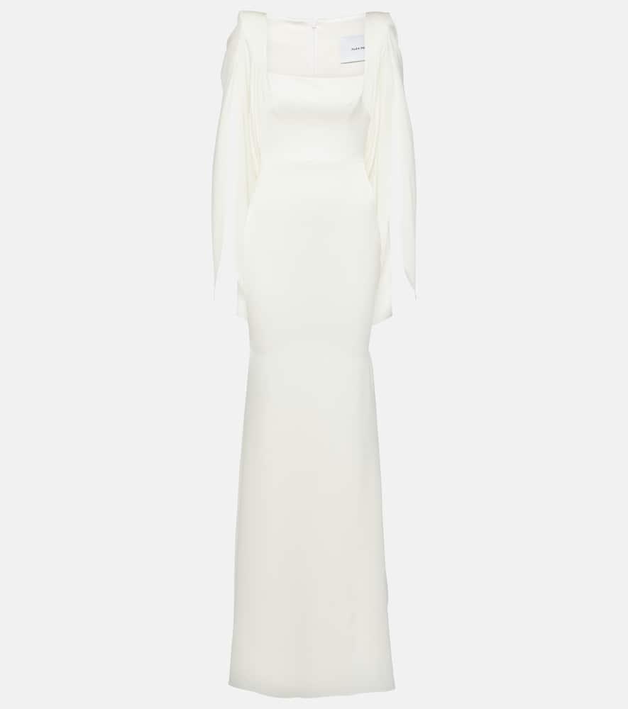 alex perry bridal portrait cape