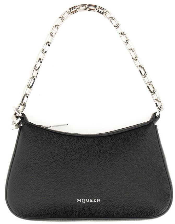 alexander mcqueen bags black lea oth math - women
