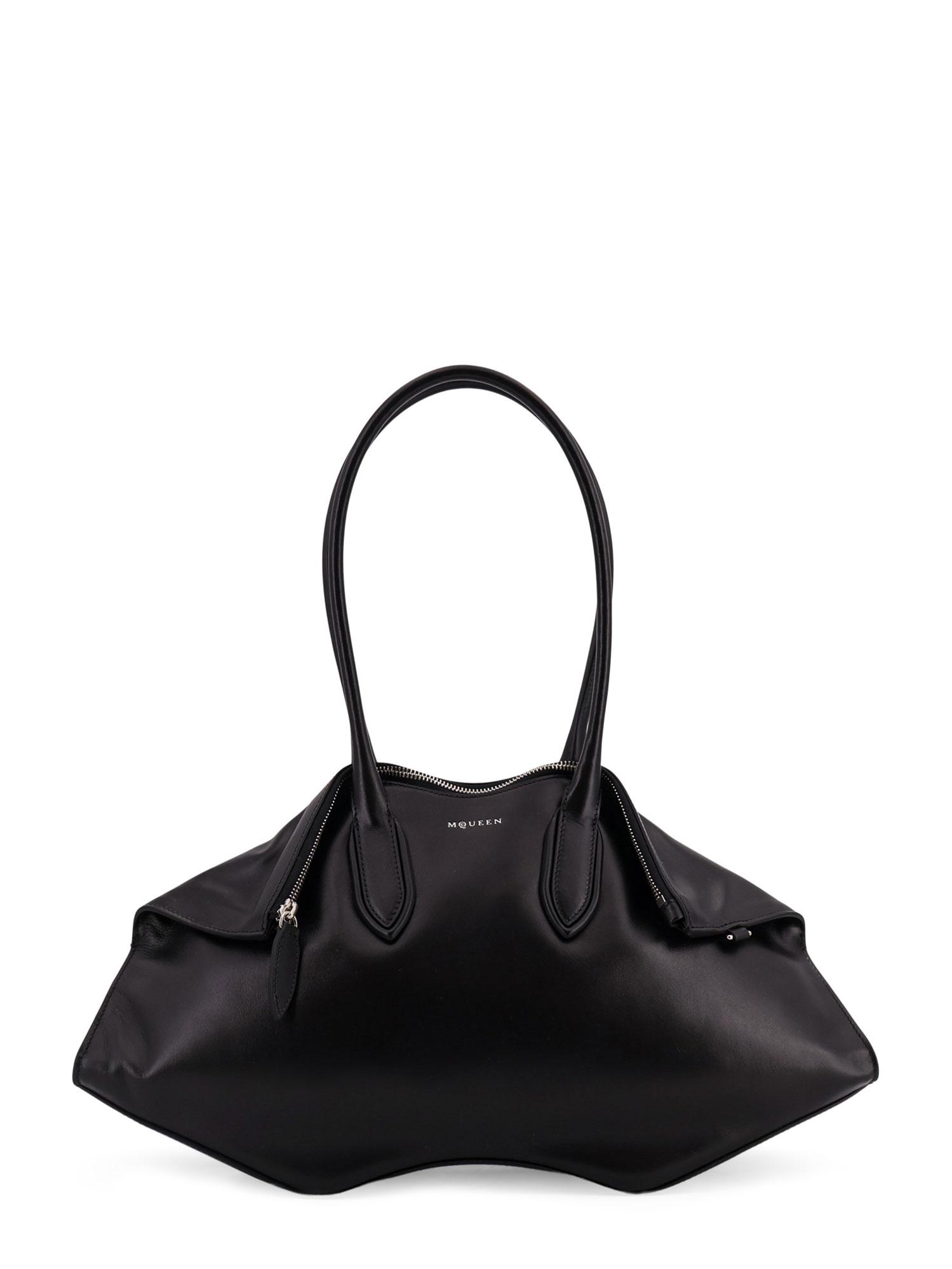 alexander mcqueen bags black pelle - women
