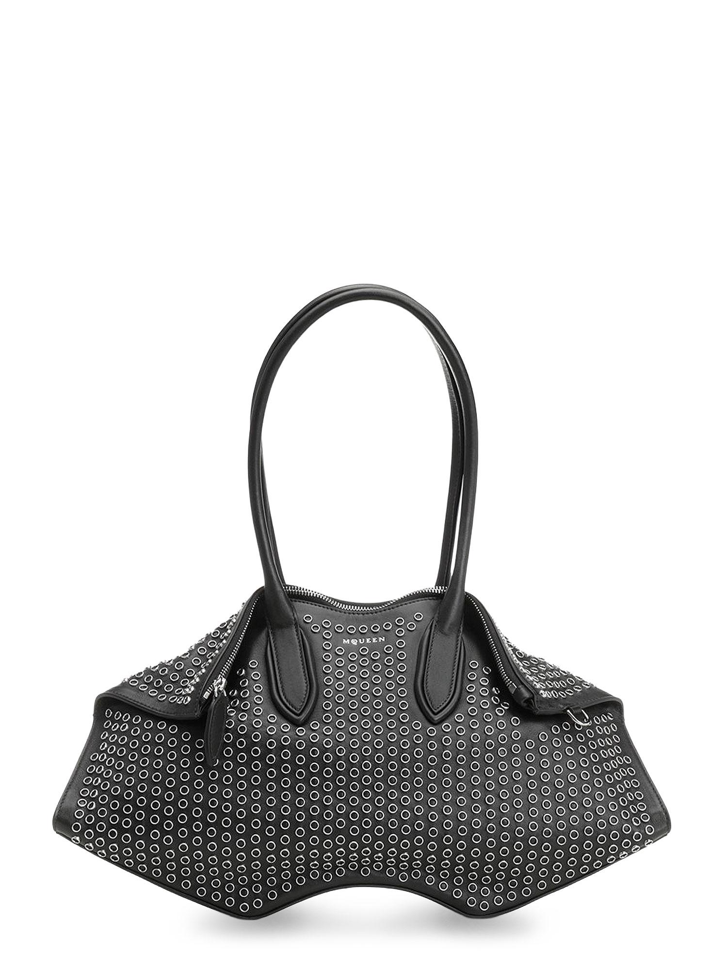 alexander mcqueen bags black pelle - women