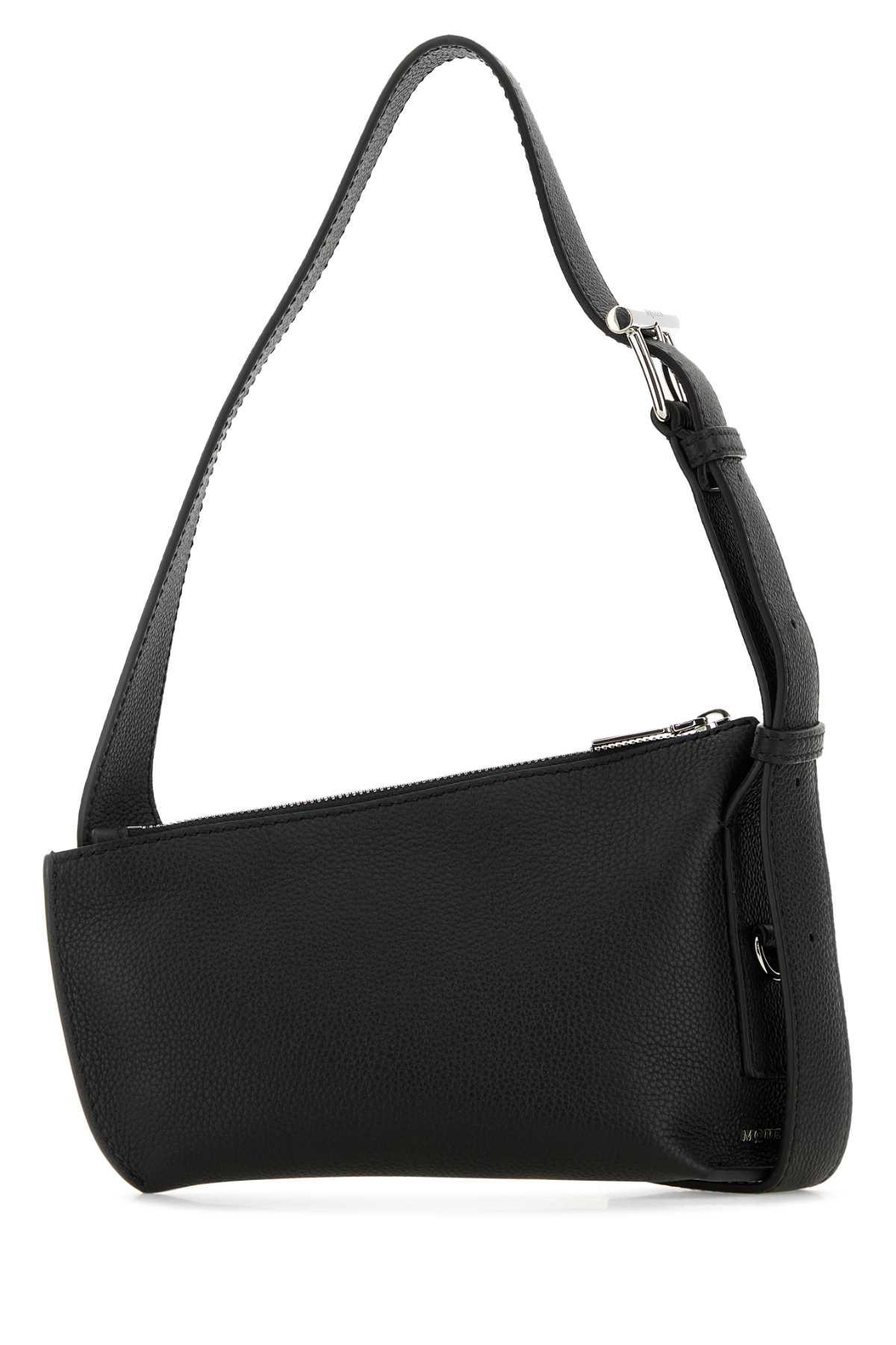 alexander mcqueen black leather sling t-bar crossbody bag