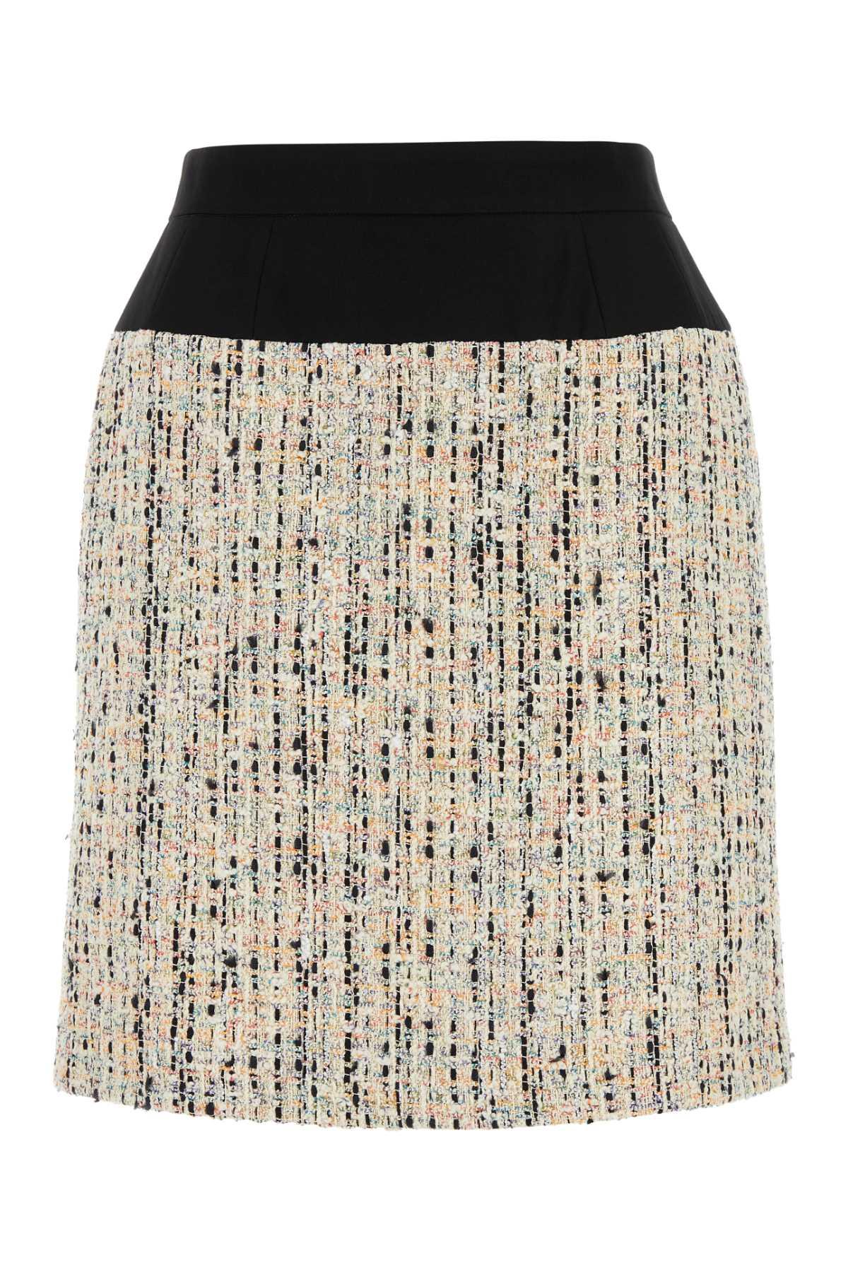 alexander mcqueen boucle skirt
