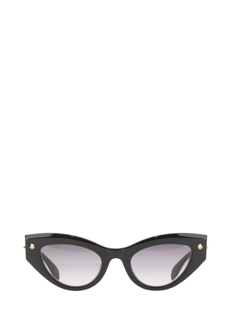 alexander mcqueen cat-eye sunglasses spike studs