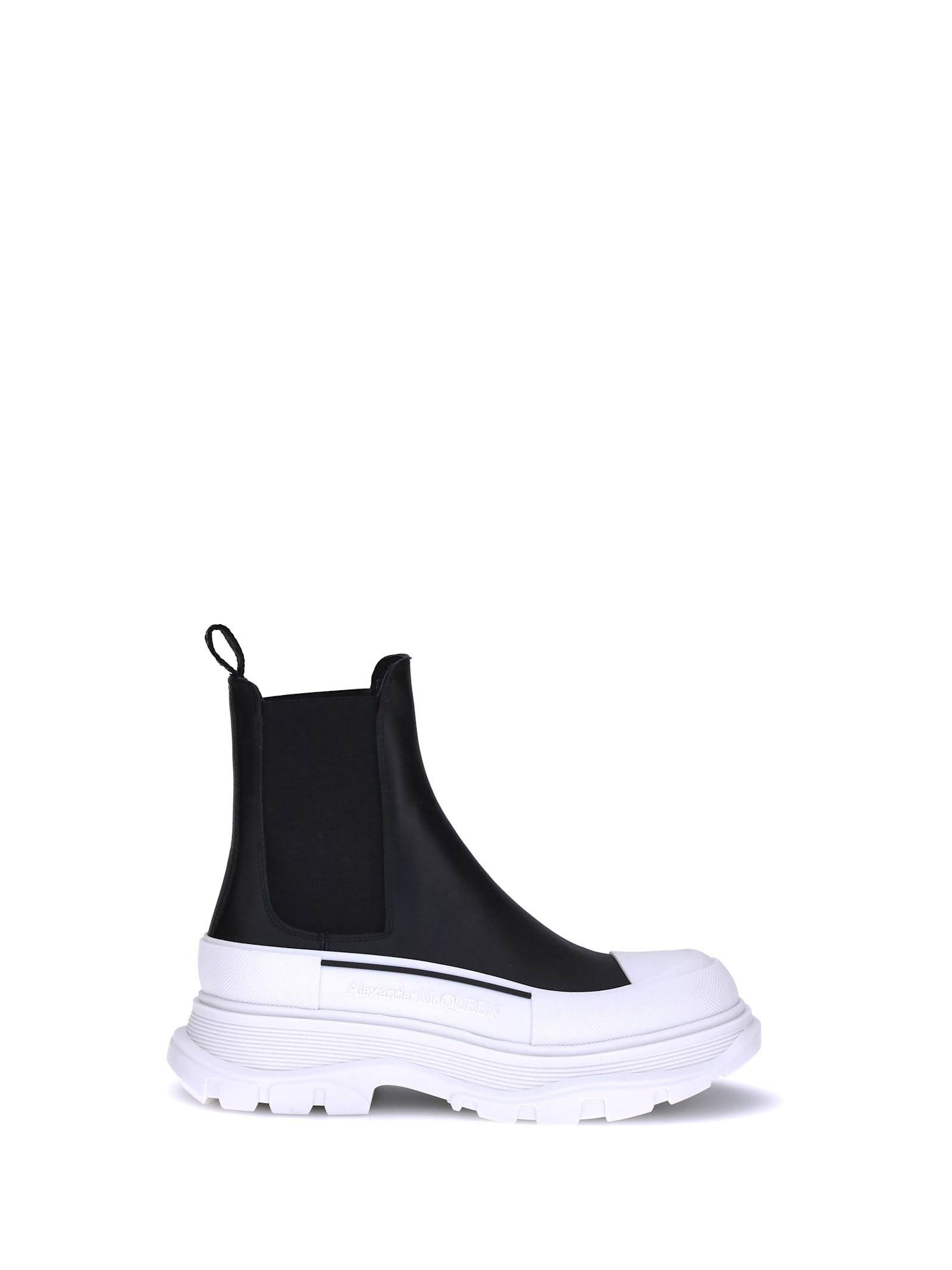 alexander mcqueen chelsea ankle boots