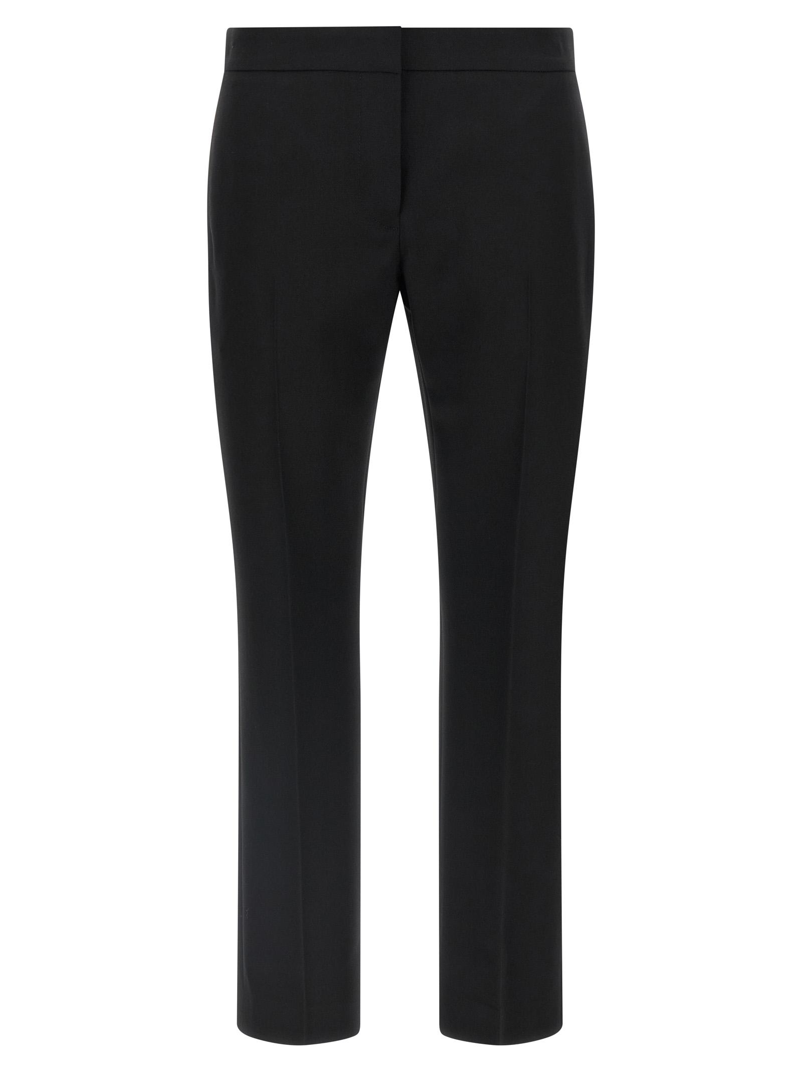 alexander mcqueen cigarette pants black wool - women