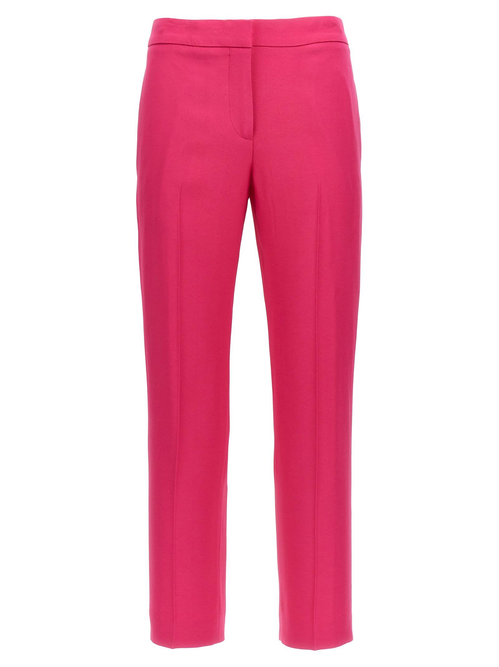 alexander mcqueen cigarette pants with welt pocket