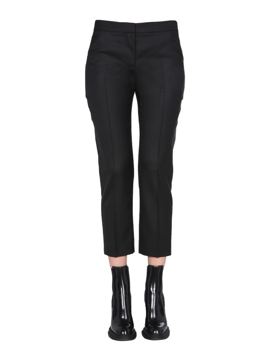alexander mcqueen cropped trousers