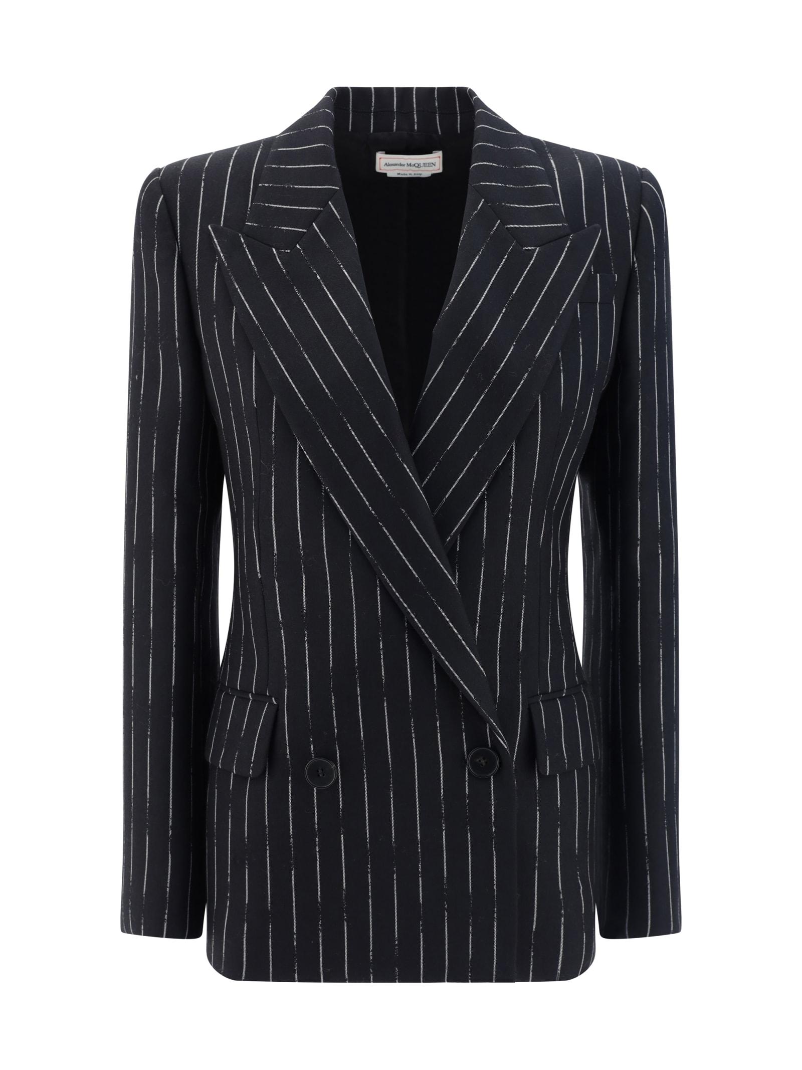 alexander mcqueen double-breasted blazer