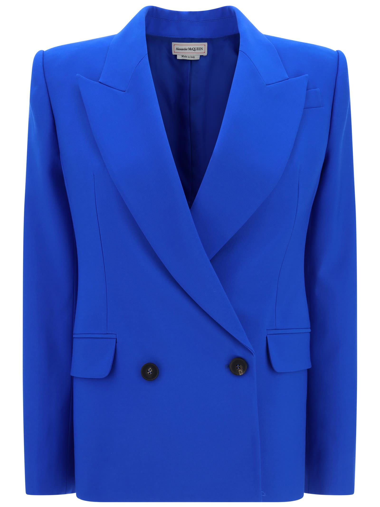alexander mcqueen double-breasted blazer
