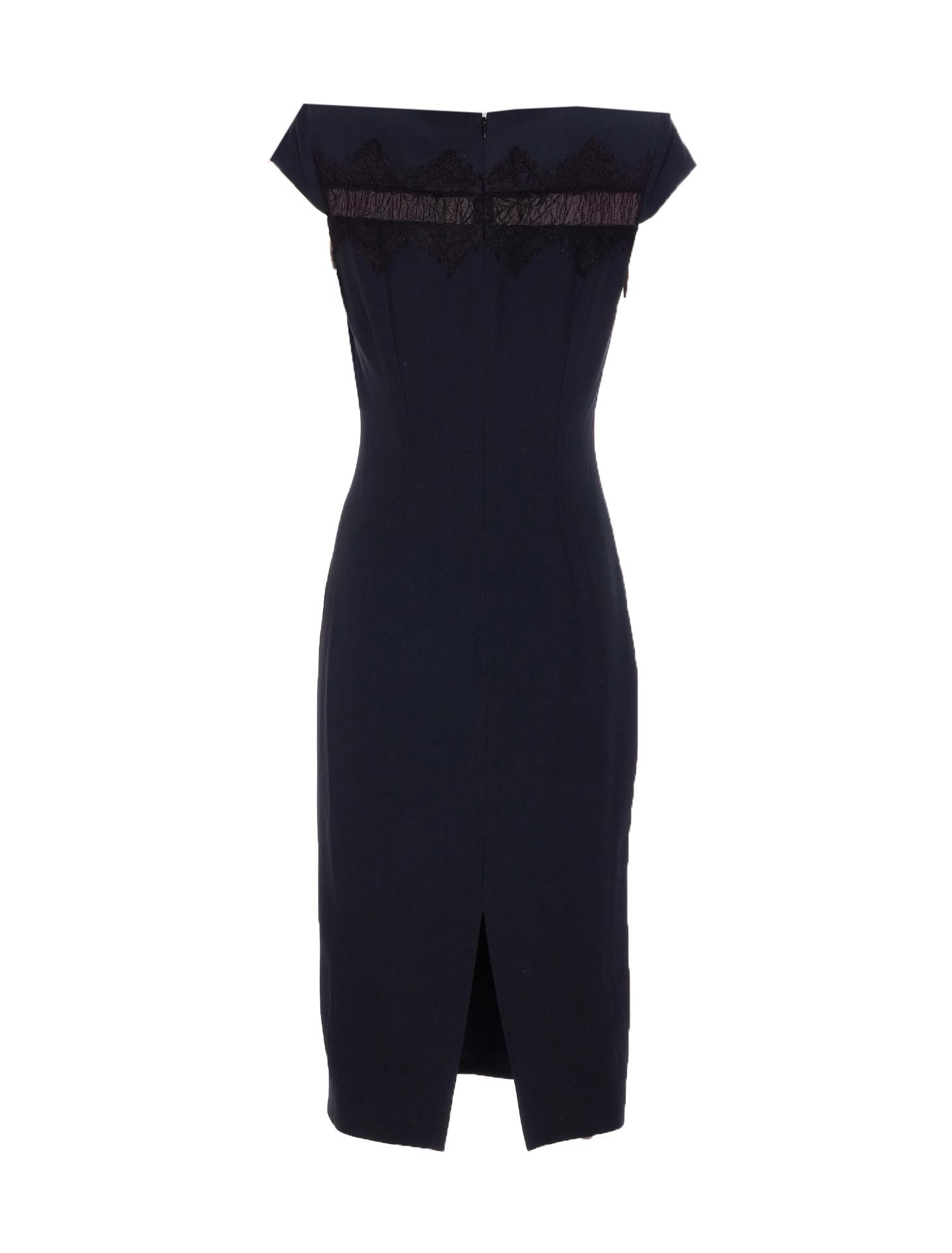 alexander mcqueen dresses black viscose - women