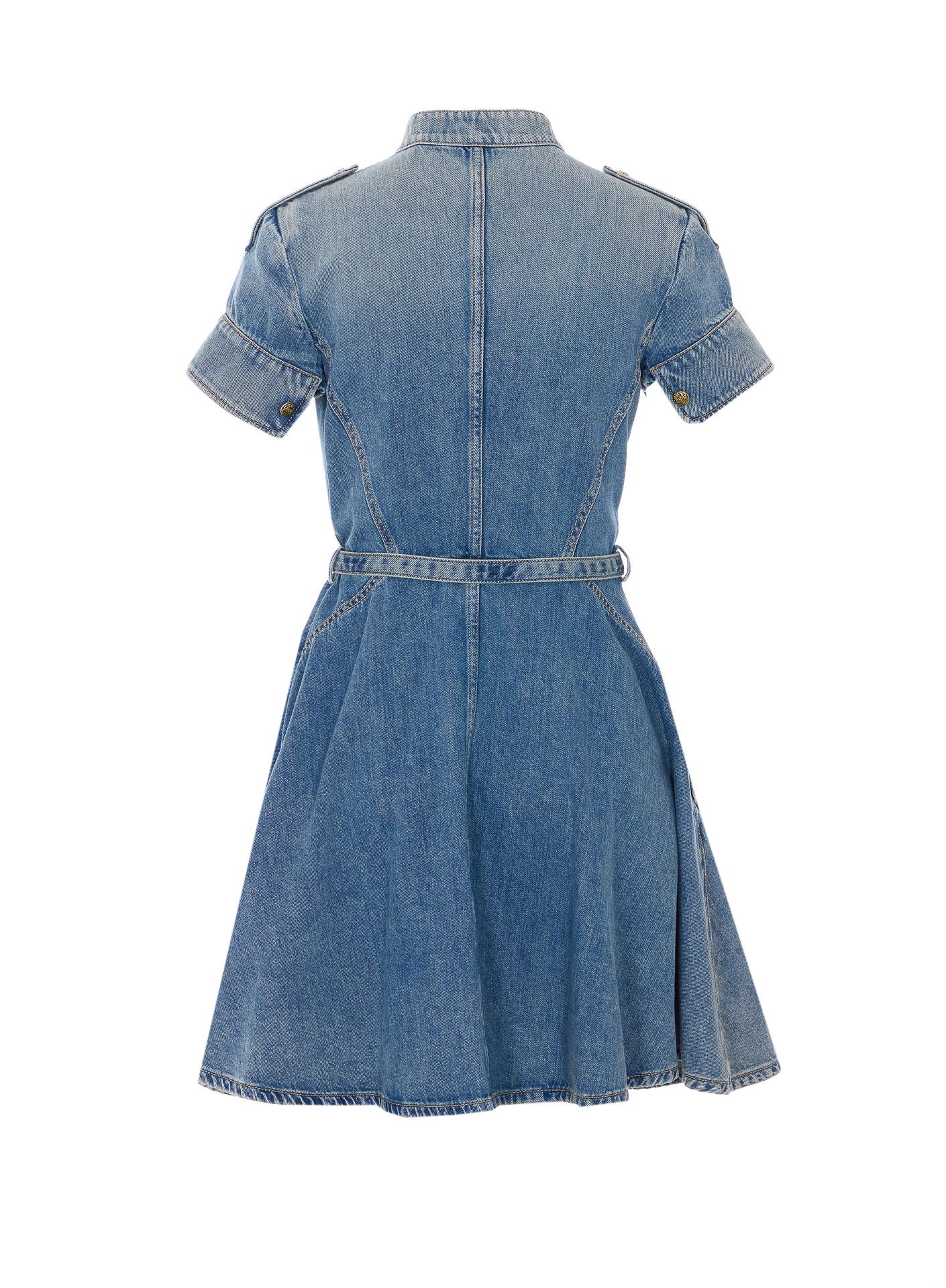 alexander mcqueen dresses blue cotton - women