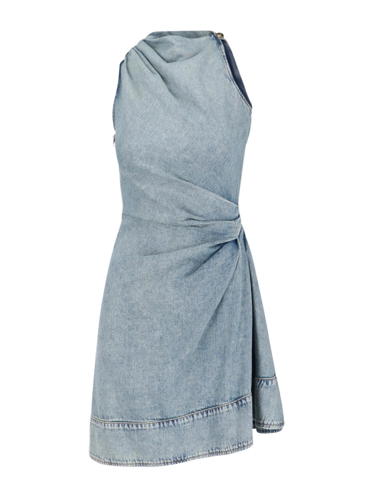 alexander mcqueen dresses blue cotton - women