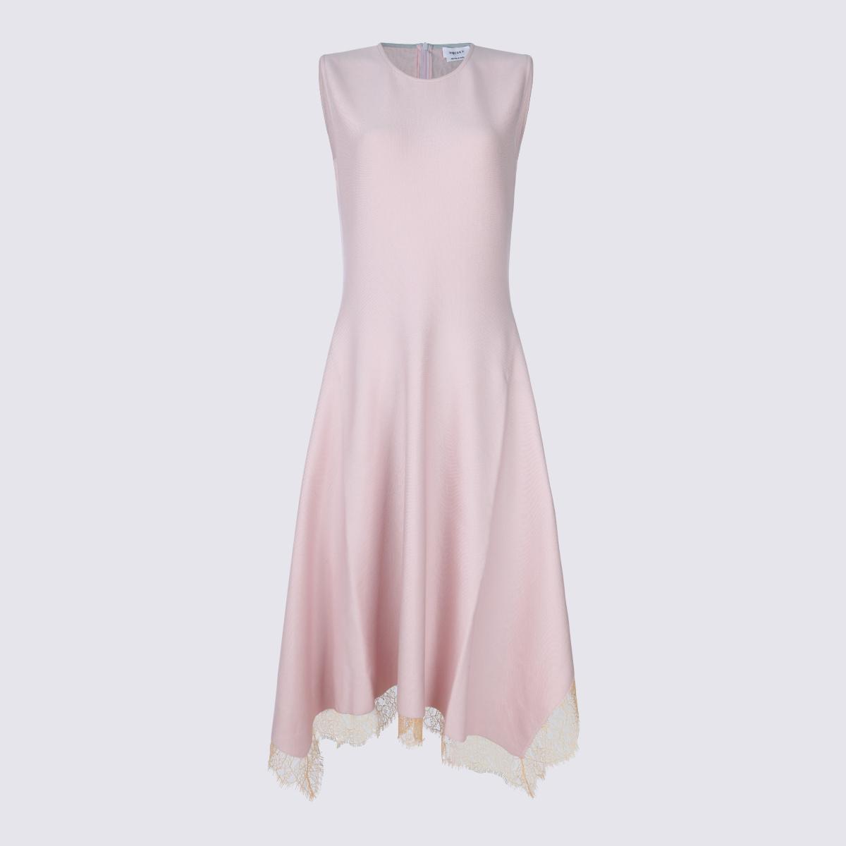alexander mcqueen dresses rose peach _vi wo pa ea - women