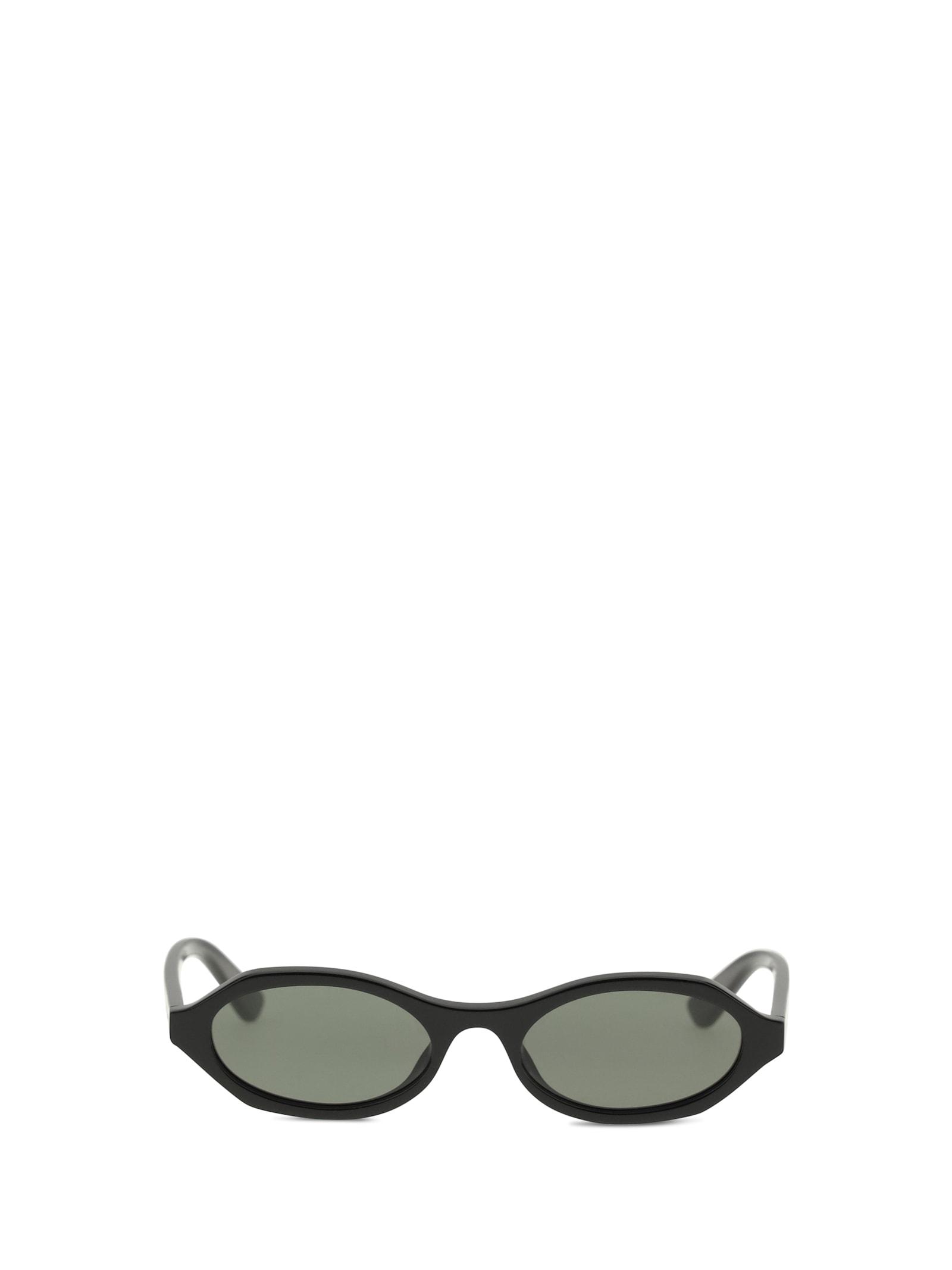 alexander mcqueen geometric oval sunglasses