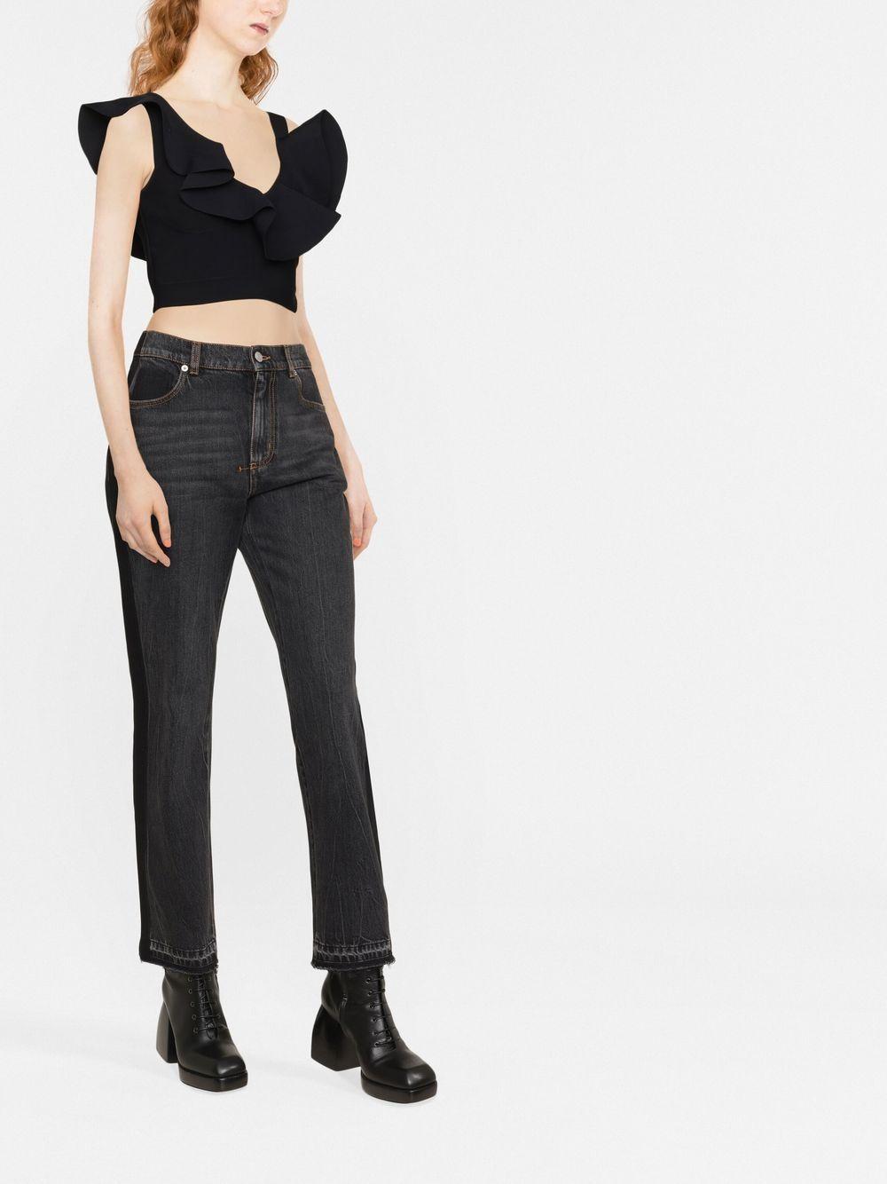 alexander mcqueen jeans black - women
