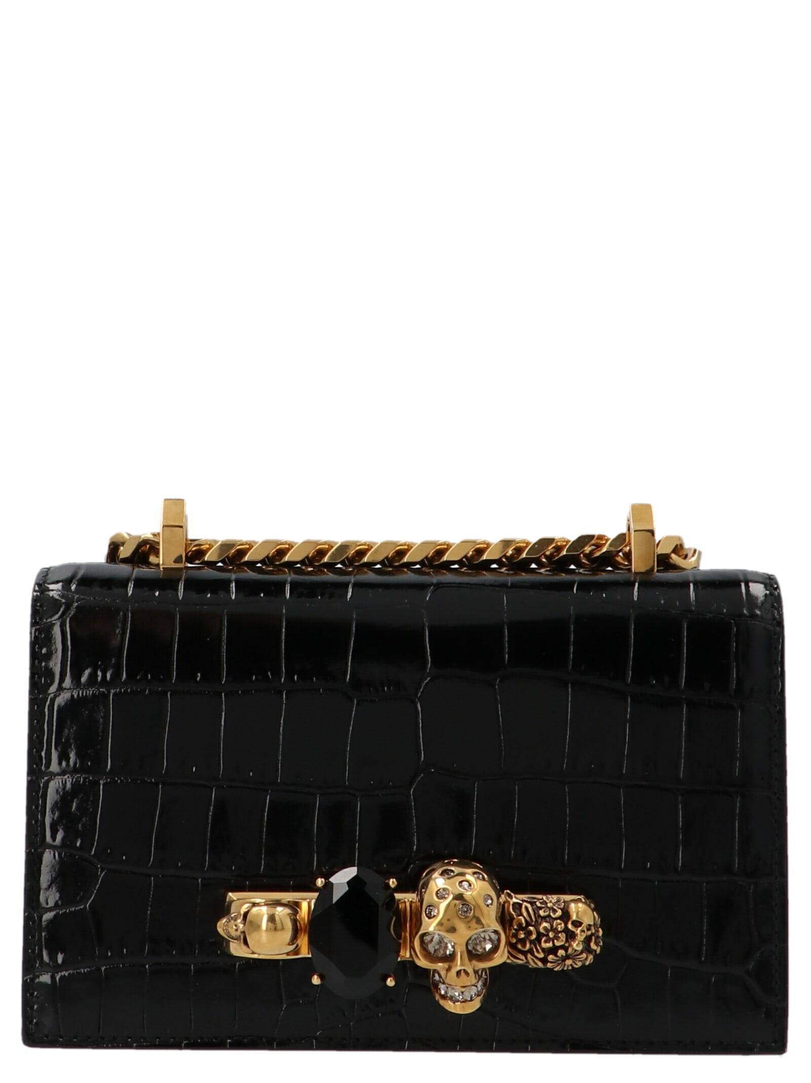 alexander mcqueen jewelled satchel bag