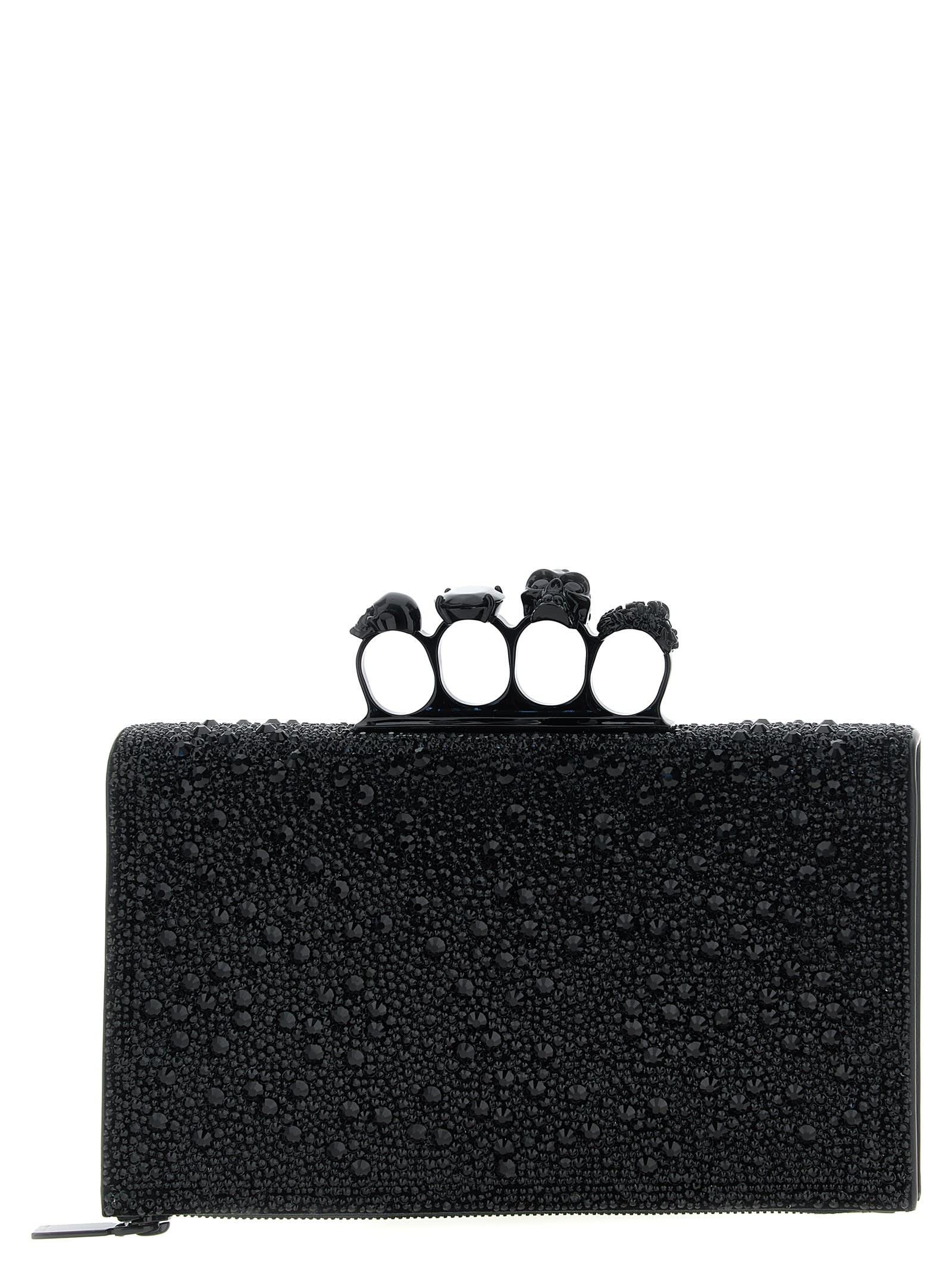 alexander mcqueen knuckle flat clutch
