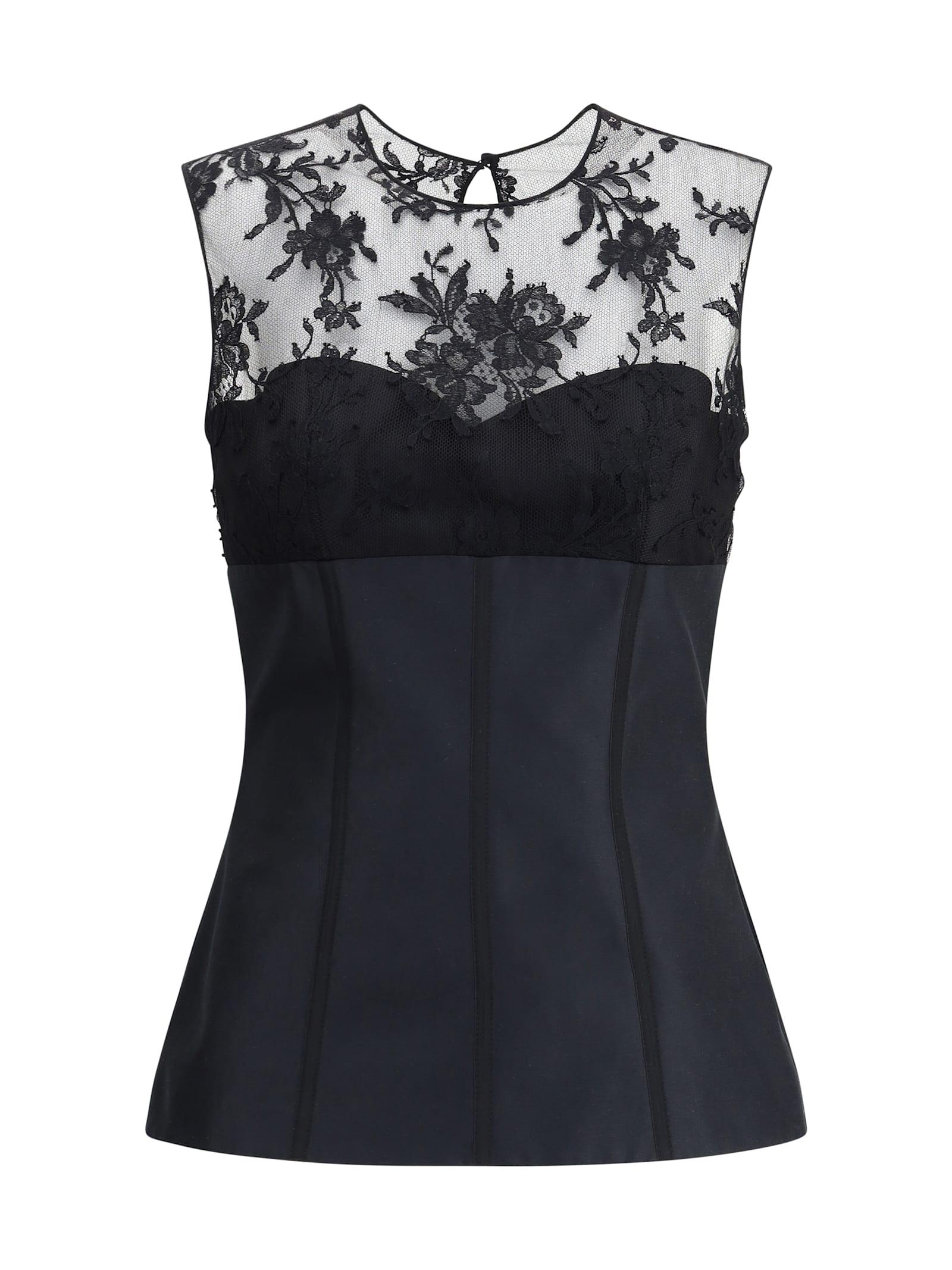 alexander mcqueen lace top