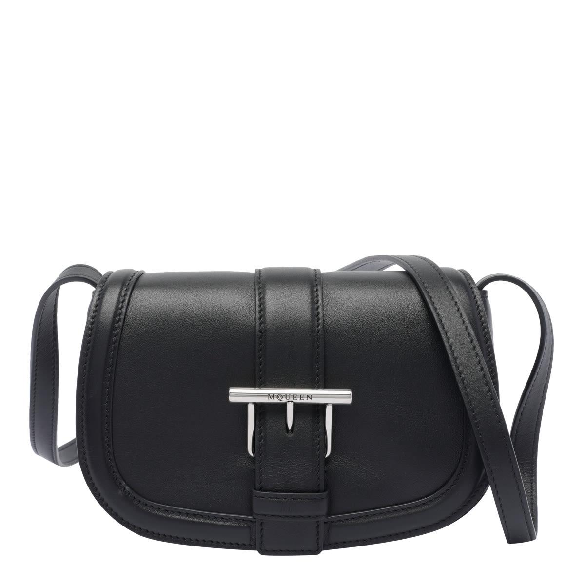 alexander mcqueen mcqueen t-bar satchel bag