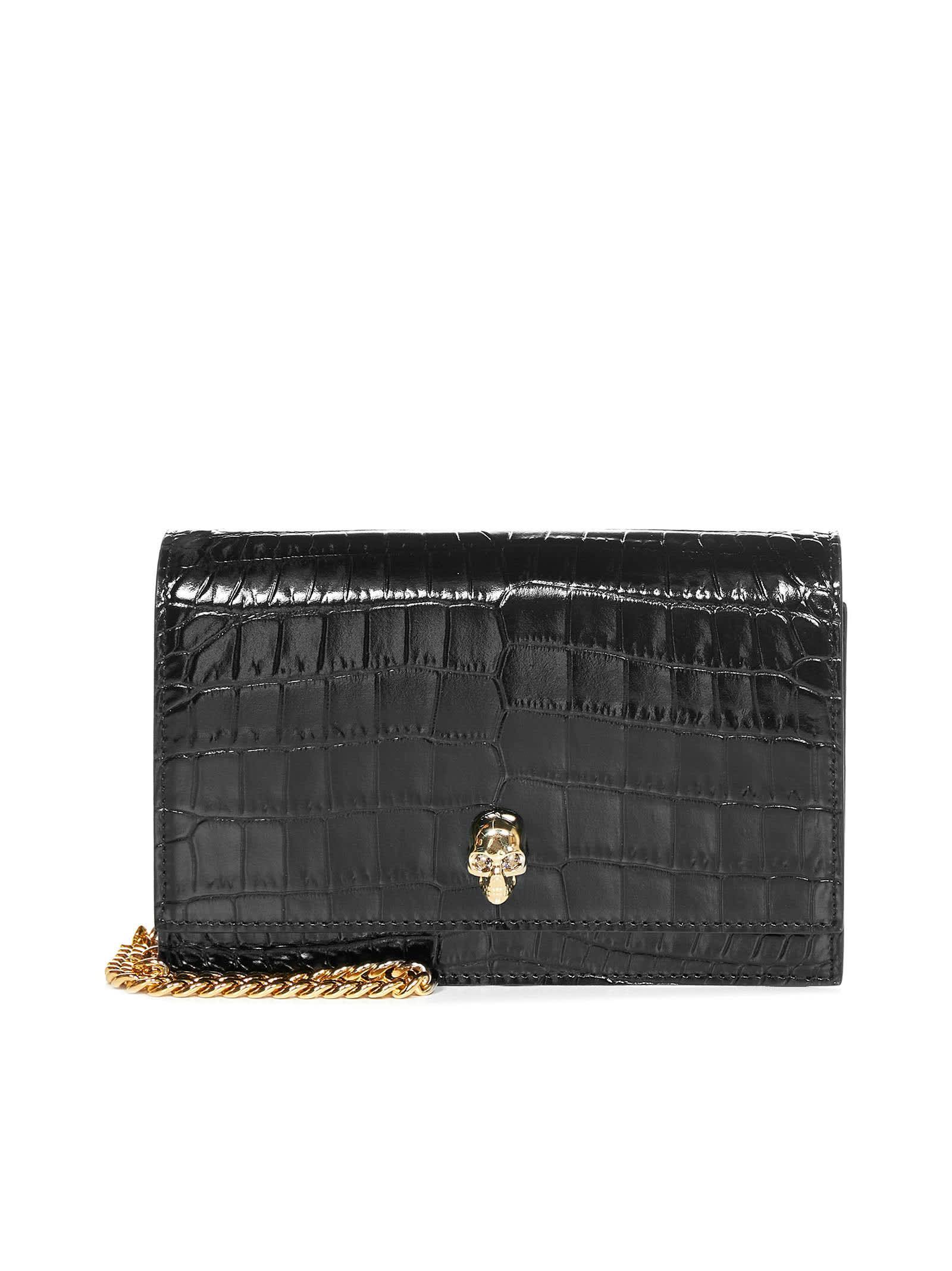 alexander mcqueen mini skull shoulder bag