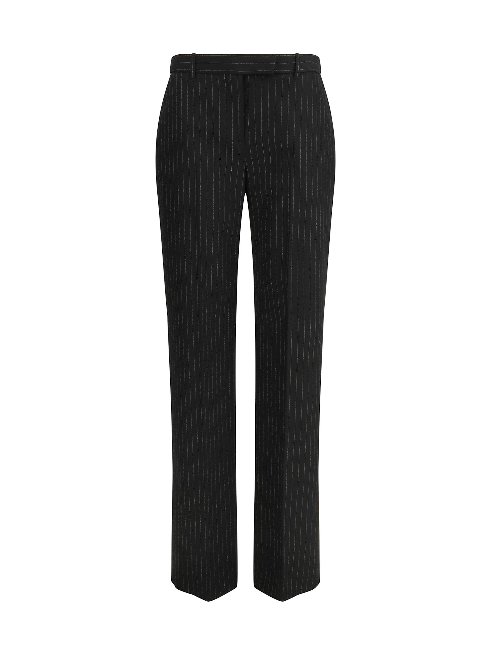 alexander mcqueen pinstriped tailored trousers