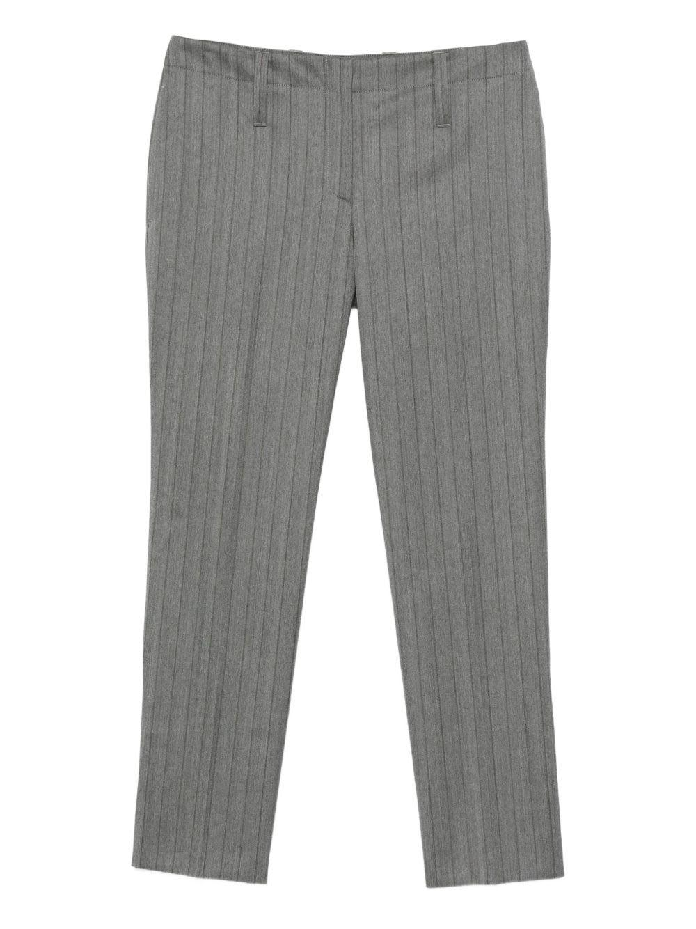 alexander mcqueen pinstriped trousers