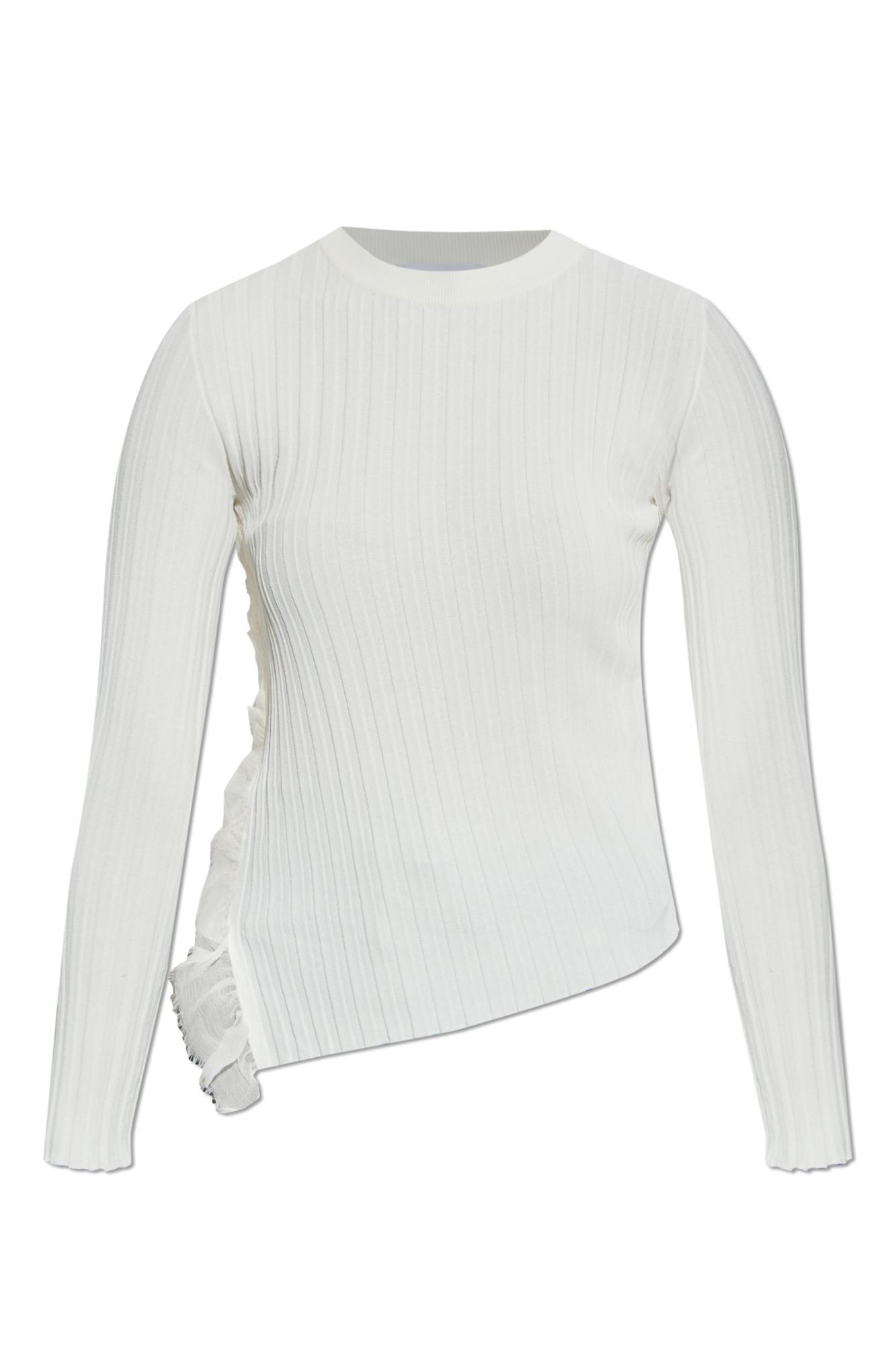 alexander mcqueen ribbed top