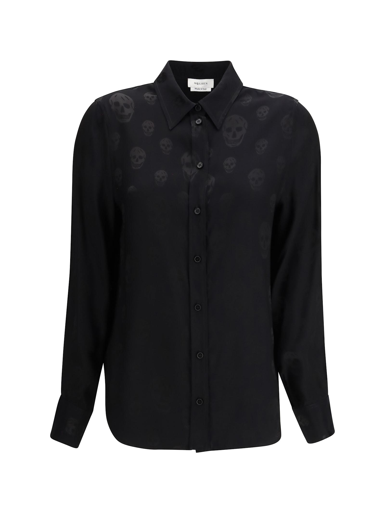 alexander mcqueen shirt with skull motif