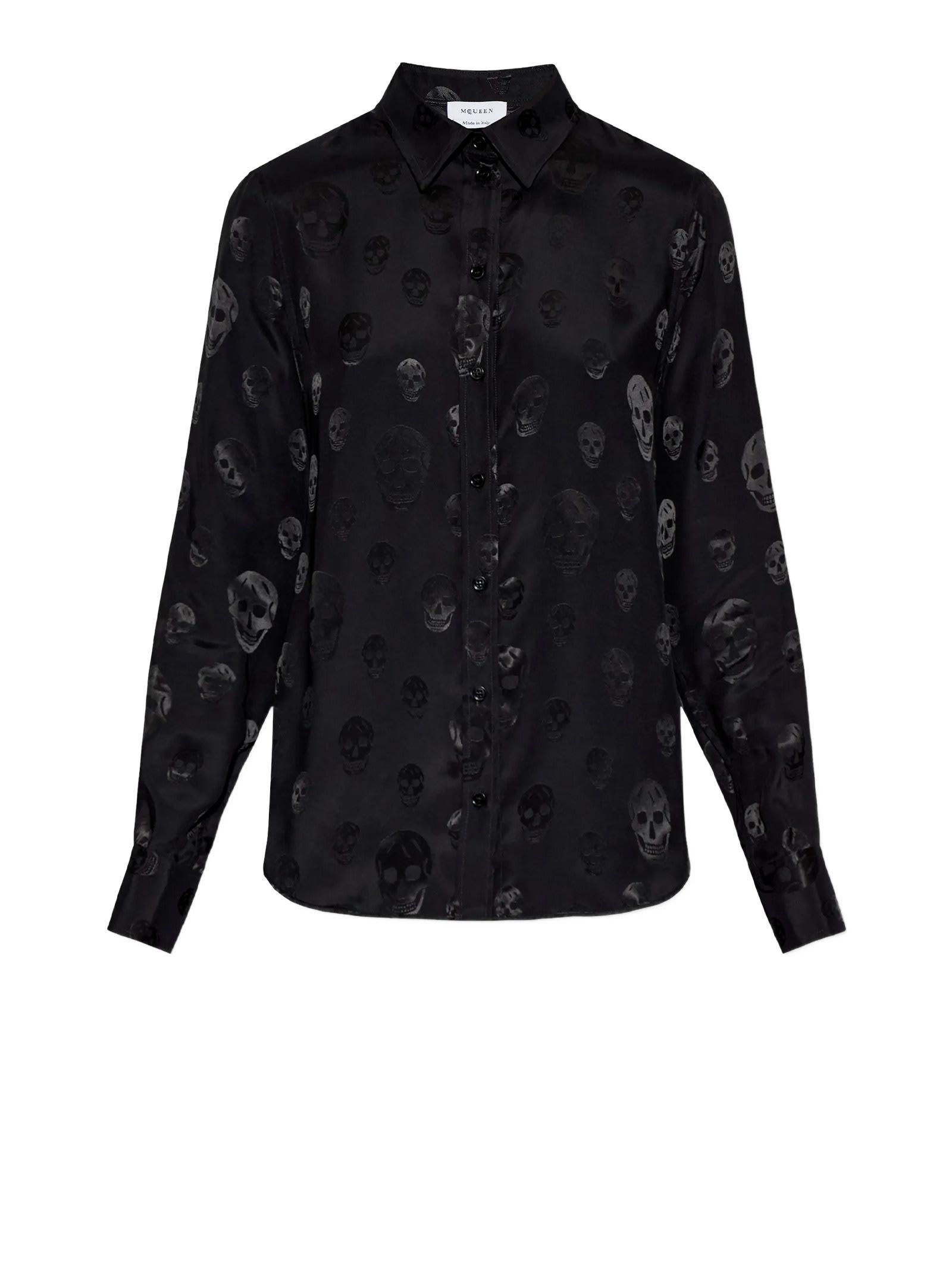 alexander mcqueen shirts black