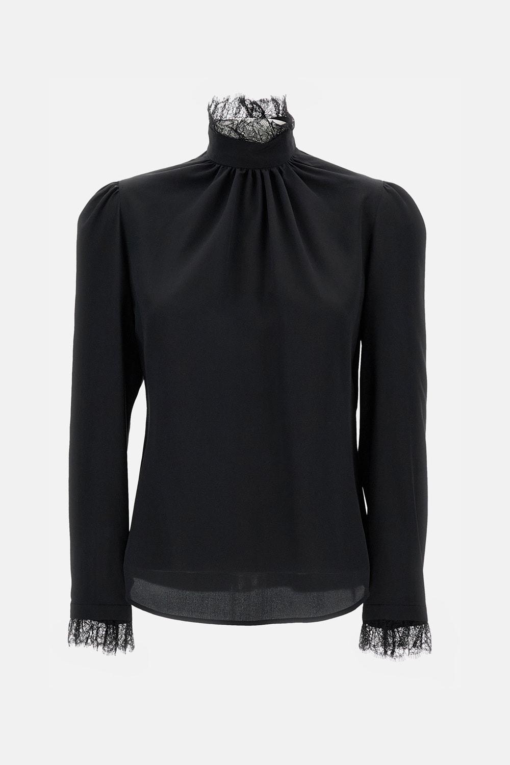 alexander mcqueen silk blouse