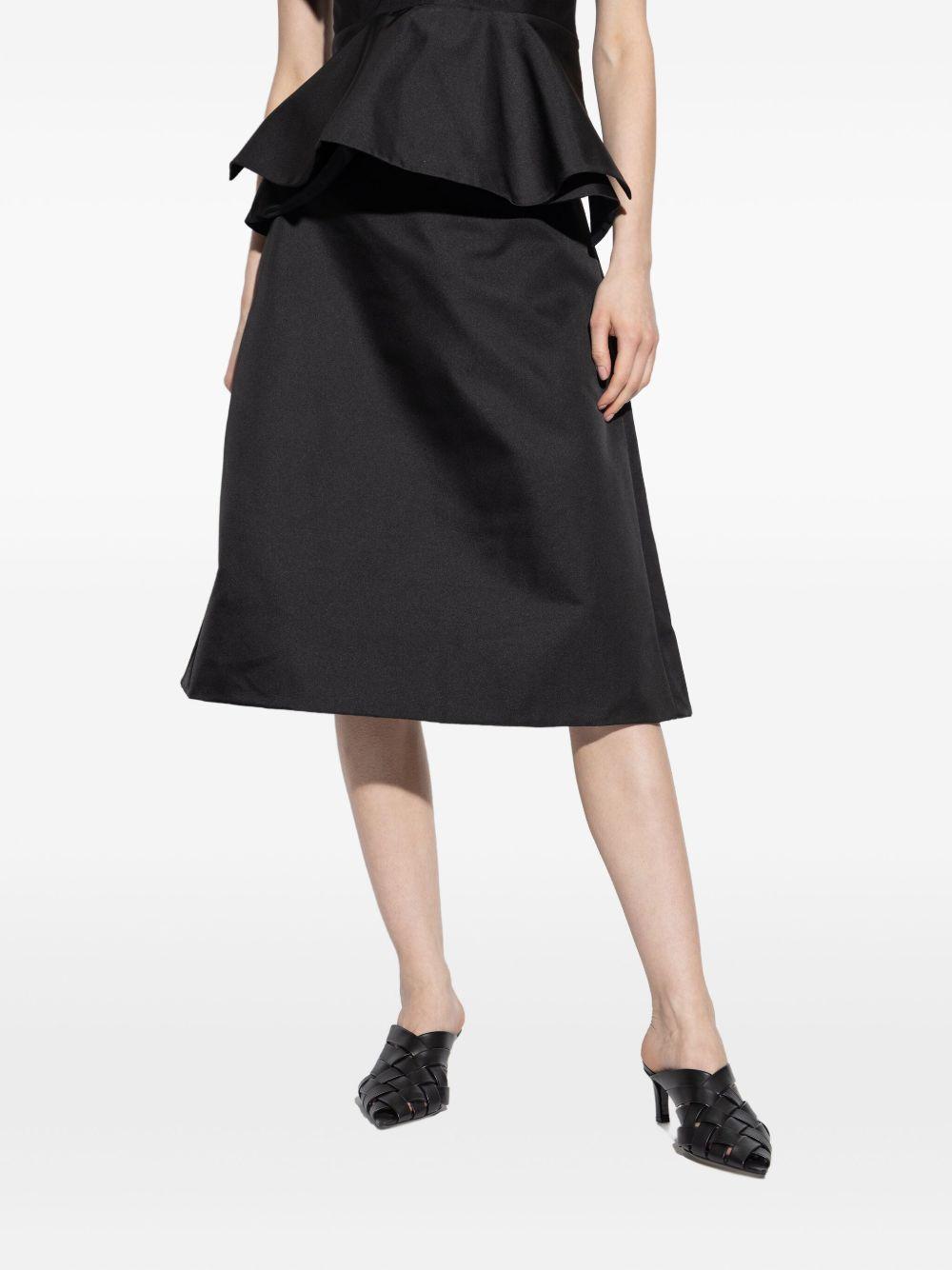 alexander mcqueen skirts black polyester - women