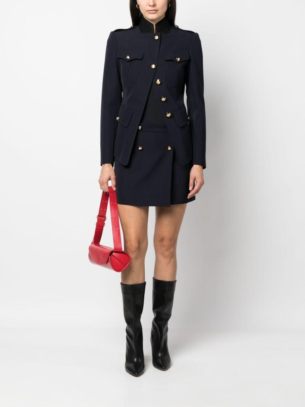 alexander mcqueen skirts blue - women