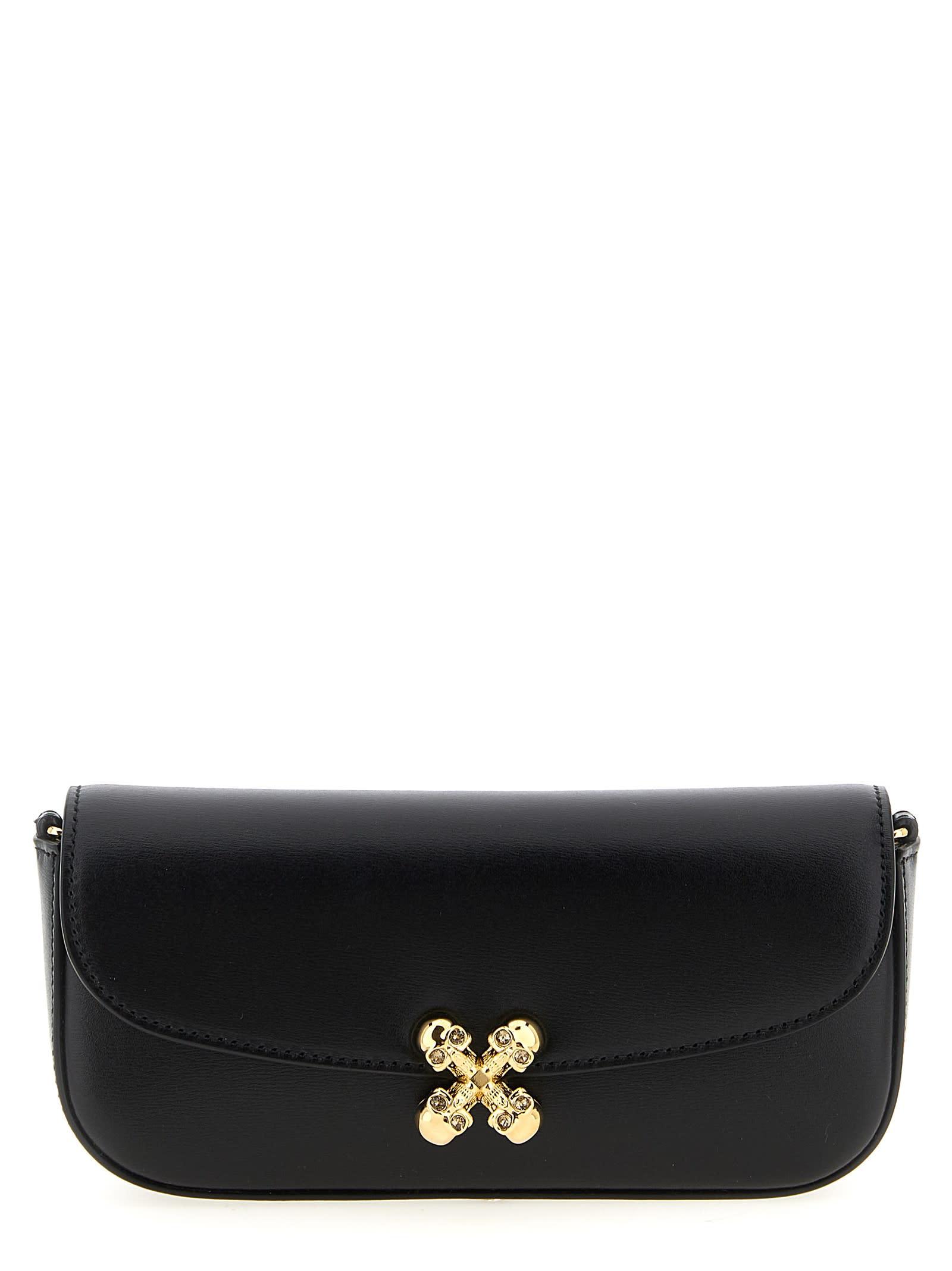 alexander mcqueen skull flower small crossbody bag