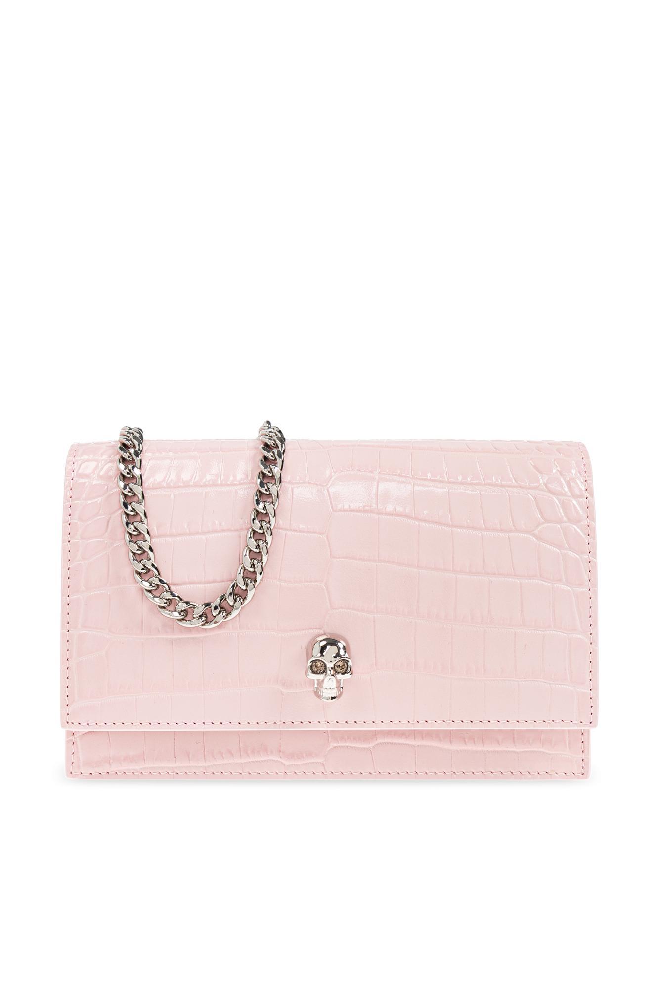 alexander mcqueen skull small clutch