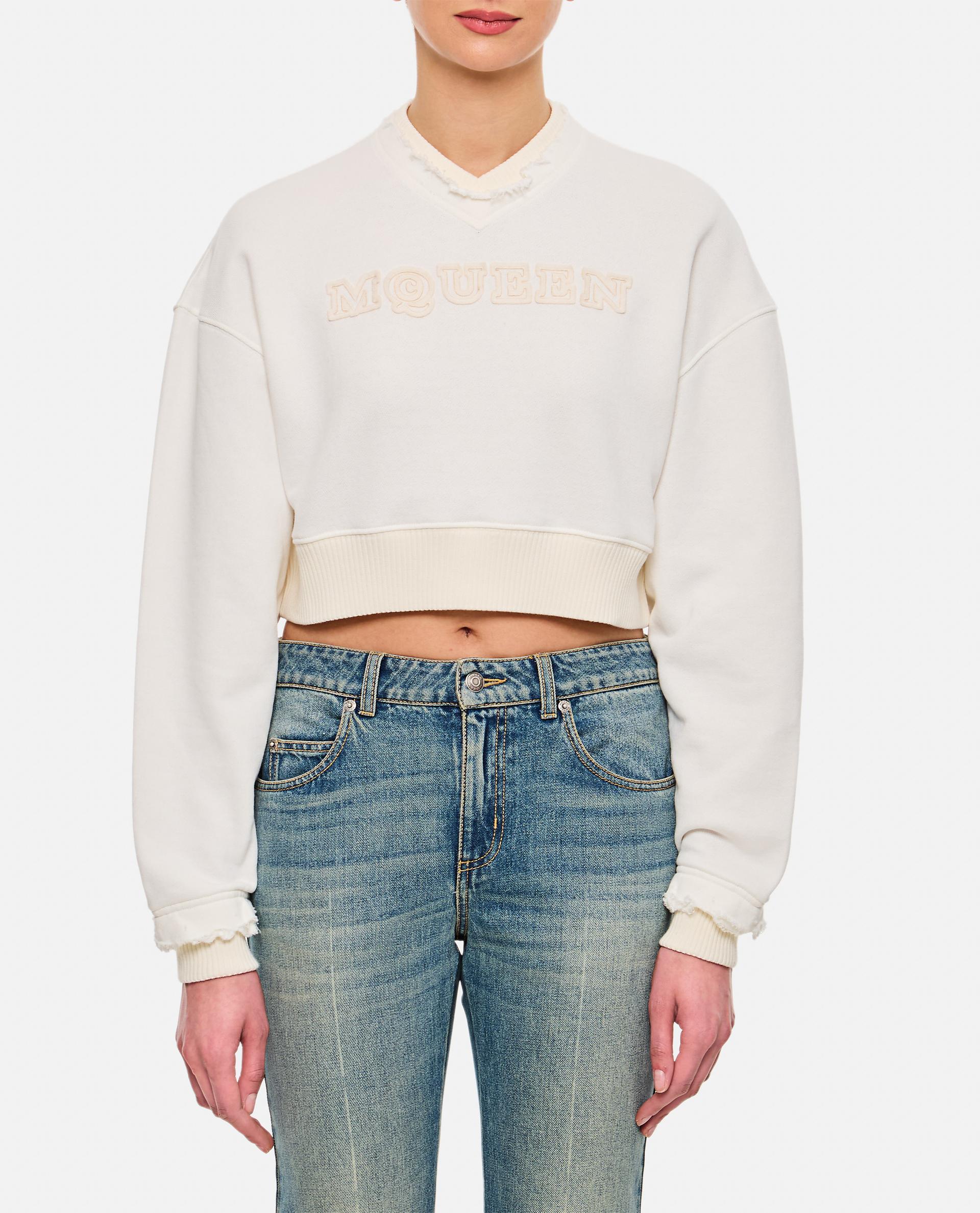 alexander mcqueen sweaters white - women